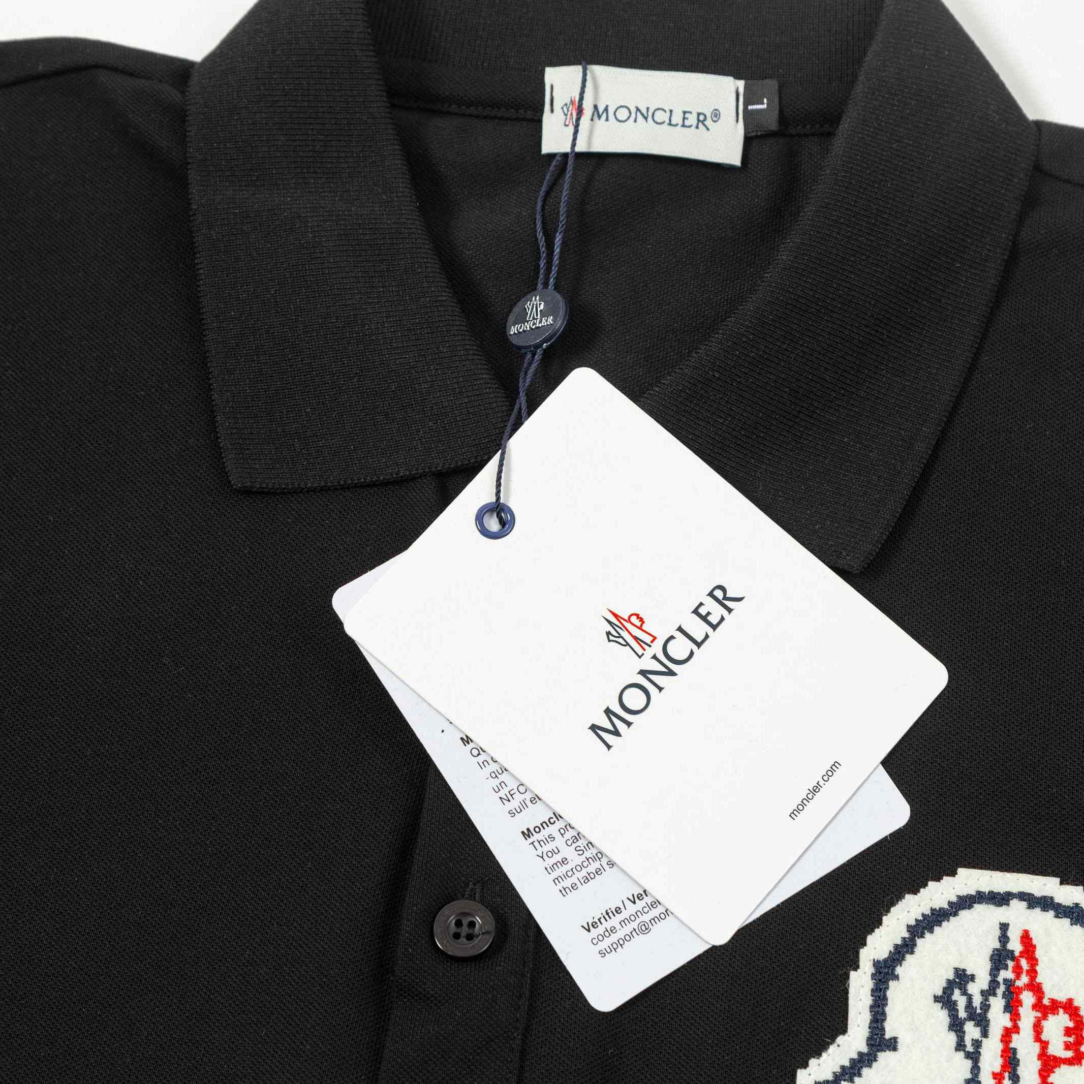 Moncler Logo Cotton Polo Shirts - PerfectKickZ