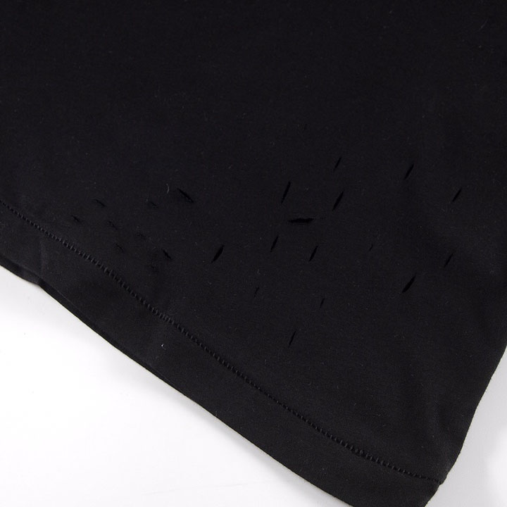 Enfants Riches Déprimés Cropped Distressed Logo-Print Cotton-Jersey - PerfectKickZ