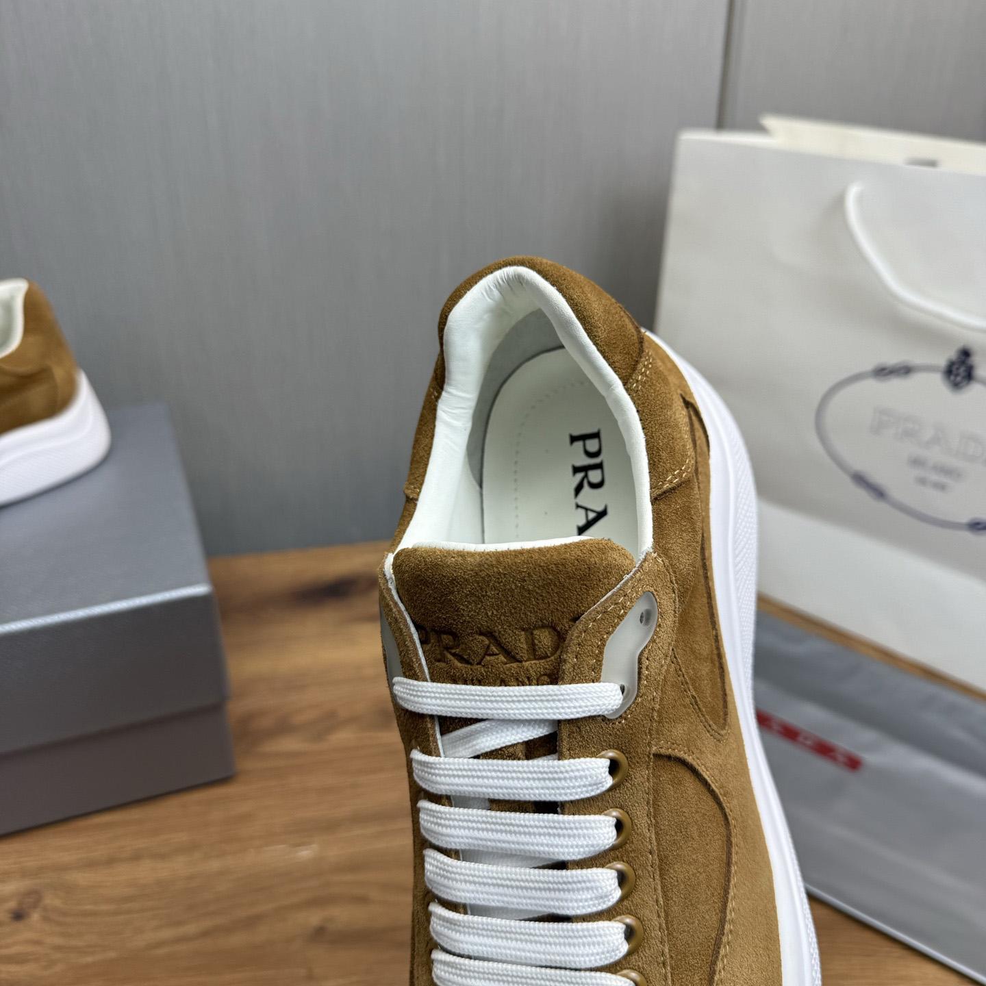 Prada America's Cup Suede Sneakers - PerfectKickZ
