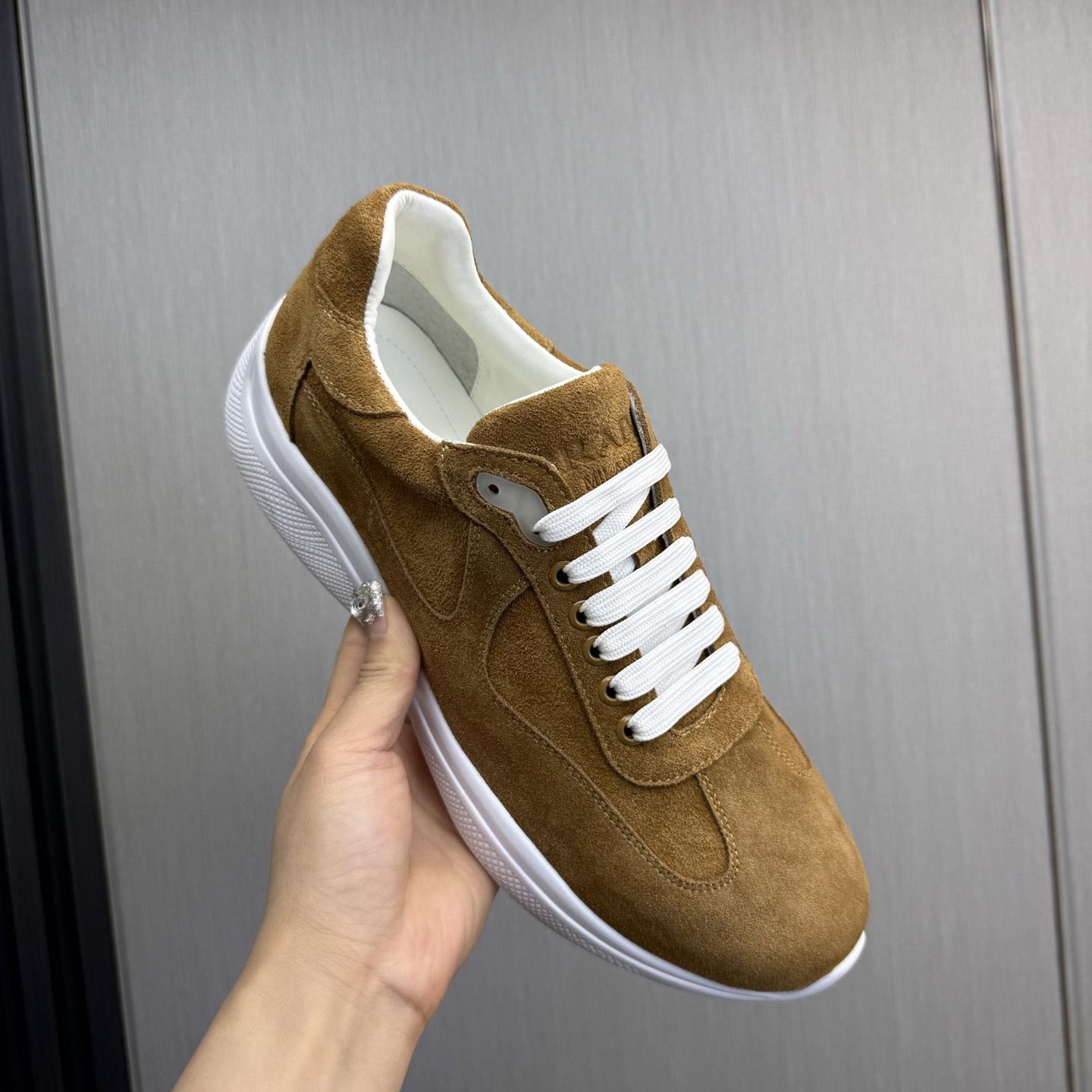 Prada America's Cup Suede Sneakers - PerfectKickZ