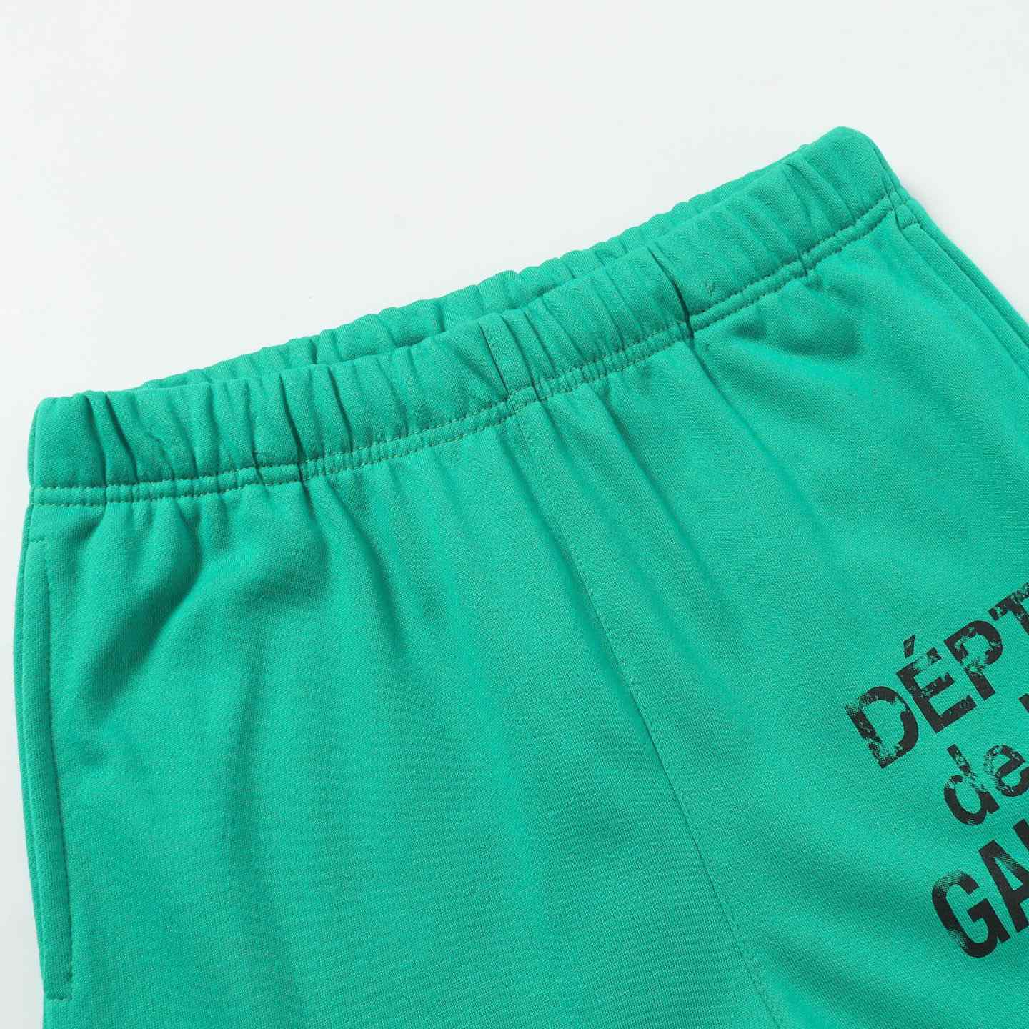 Gallery Dept. Flared Denim-Panelled Logo-Print Cotton-Jersey Sweatpants - PerfectKickZ