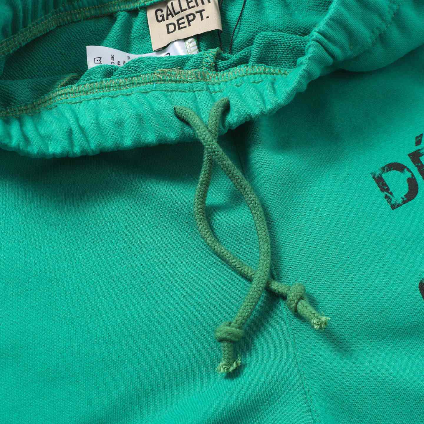 Gallery Dept. Flared Denim-Panelled Logo-Print Cotton-Jersey Sweatpants - PerfectKickZ