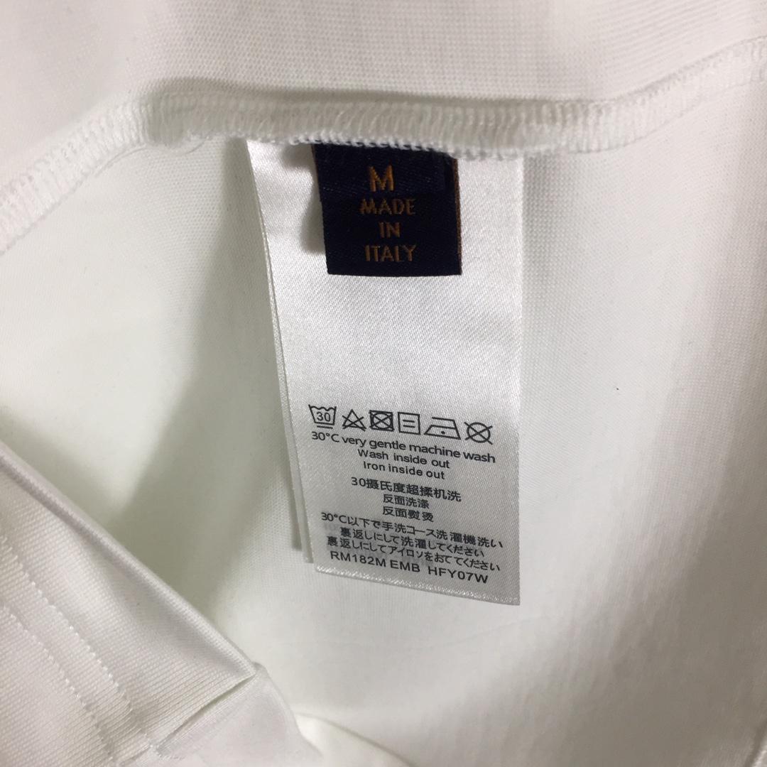 Louis Vuitton Embellished Short-Sleeved Cotton Crewneck - PerfectKickZ