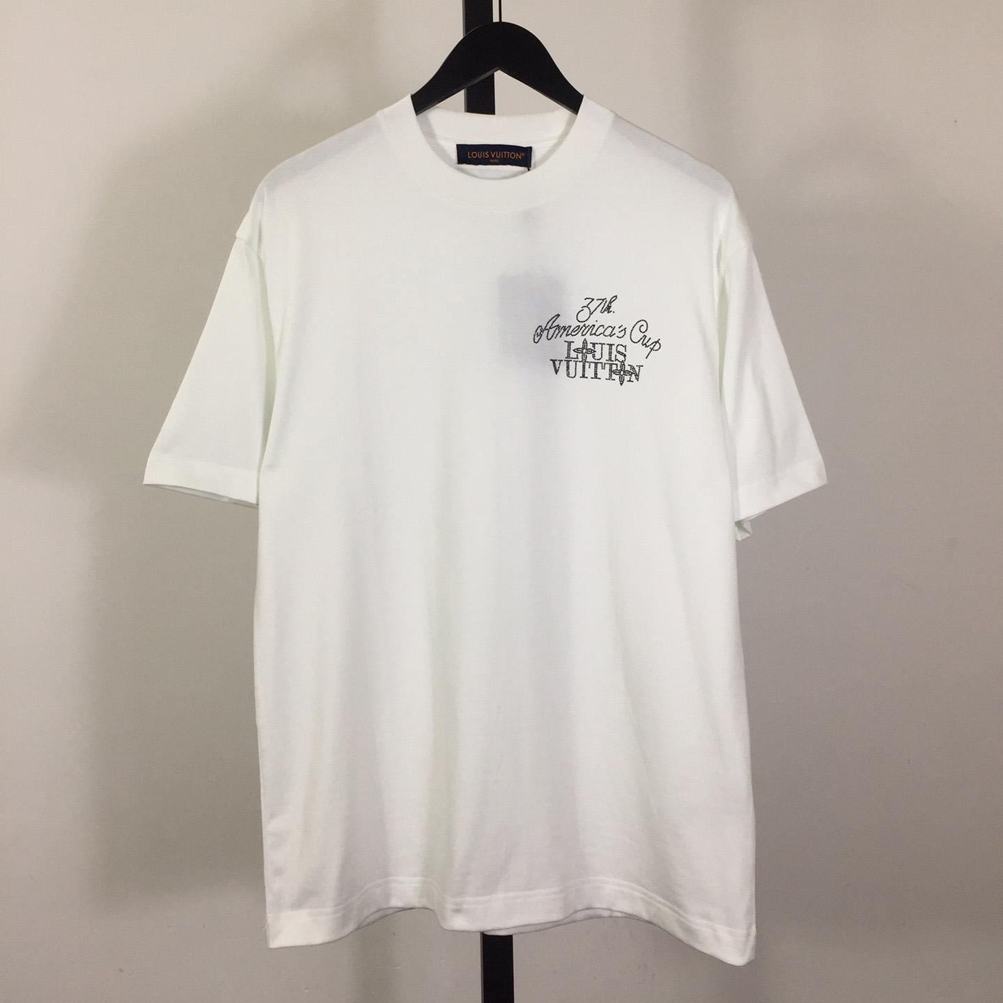 Louis Vuitton Embellished Short-Sleeved Cotton Crewneck - PerfectKickZ