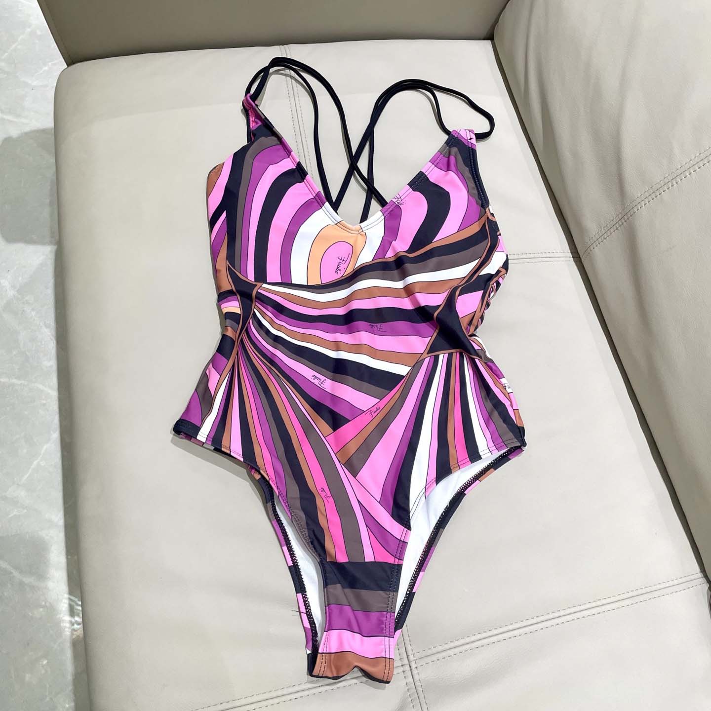 Pucci Iride-Print Swimsuit  - PerfectKickZ