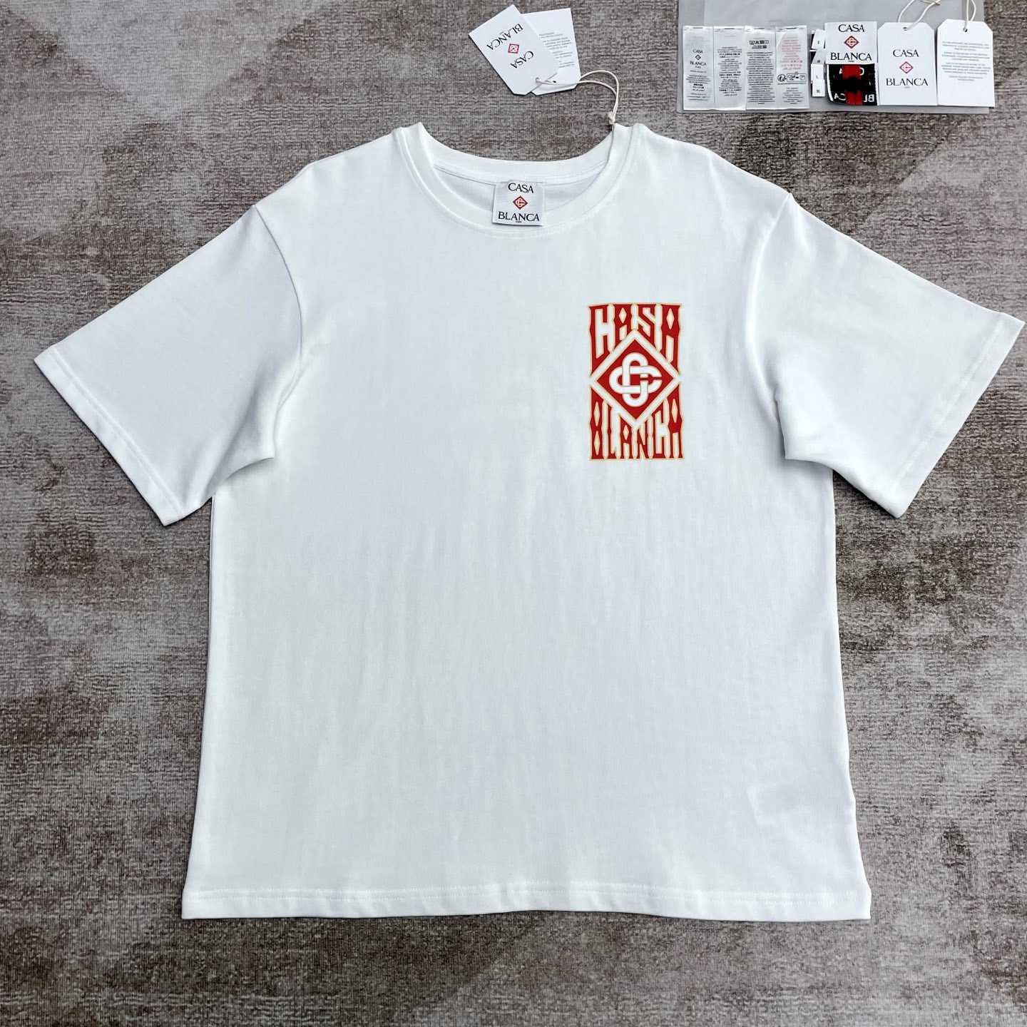 Casablanca Gothic Logo T-Shirt   C975 - PerfectKickZ