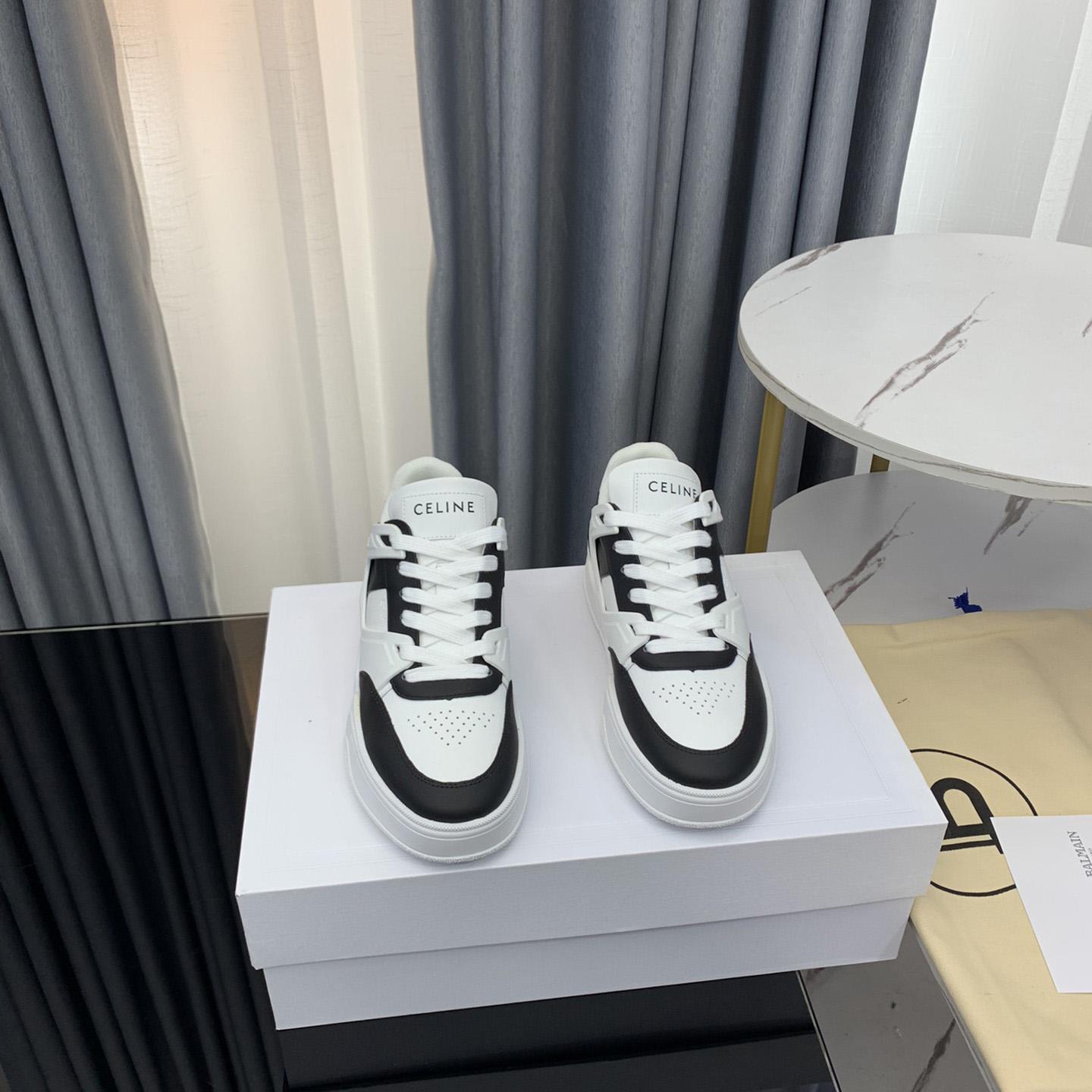 Celine Trainer CT-07 Low Lace-up Sneaker In Calfskin - PerfectKickZ