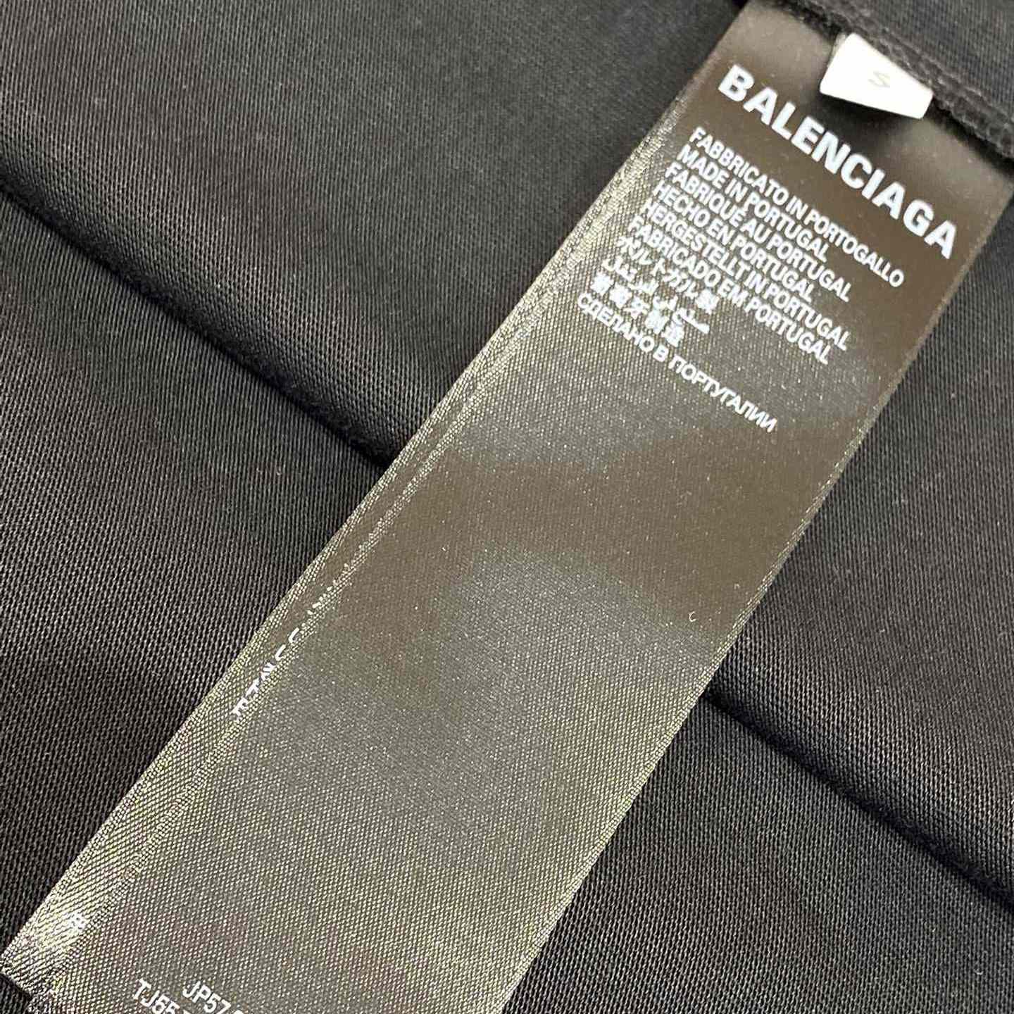 Balenciaga Unity Sport T-Shirt Large Fit In Grey And Dark Navy Dry Jersey - PerfectKickZ