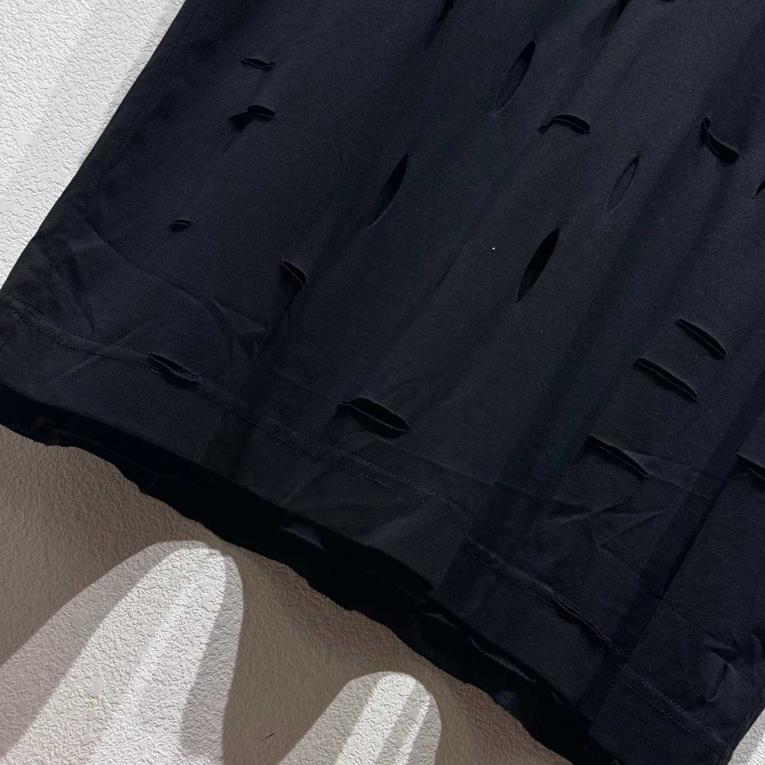 Givenchy Black Destroyed T-Shirt  - PerfectKickZ