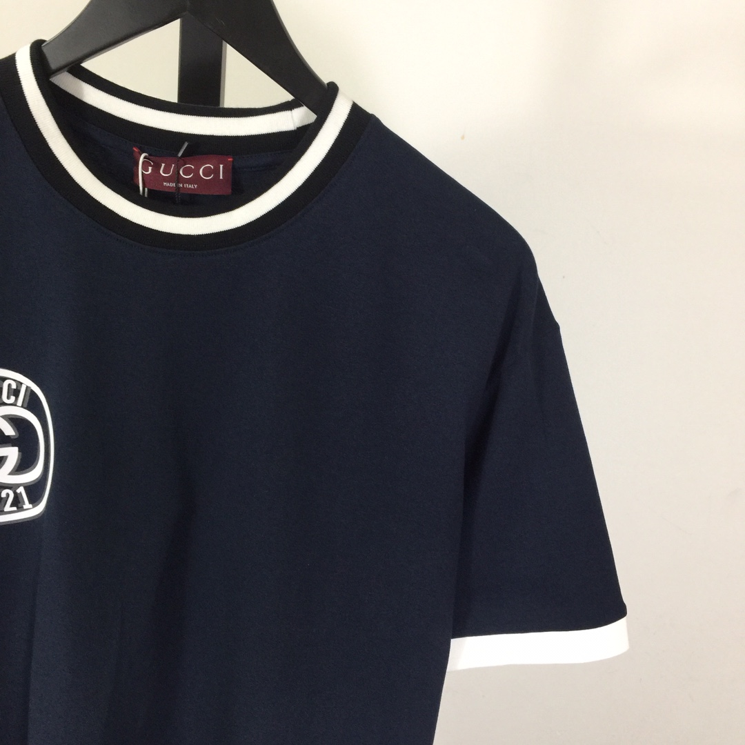 Gucci Cotton Jersey T-shirt With Embroidery - PerfectKickZ
