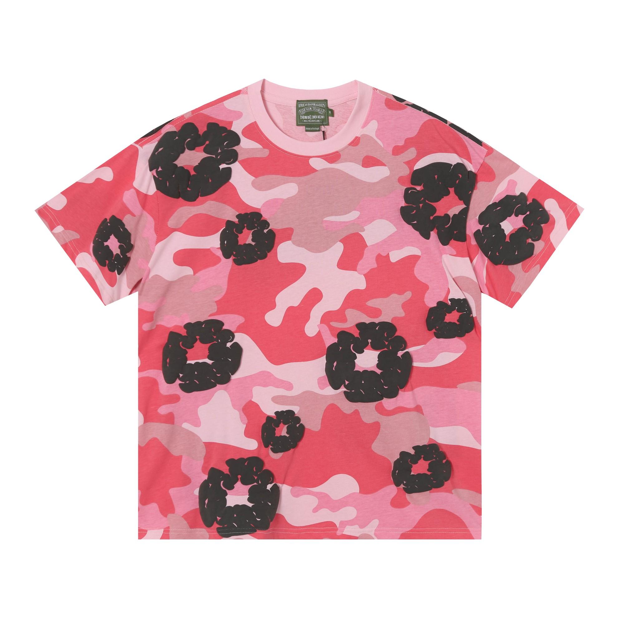 Denim Tears Camo Cotton T-shirt  - PerfectKickZ