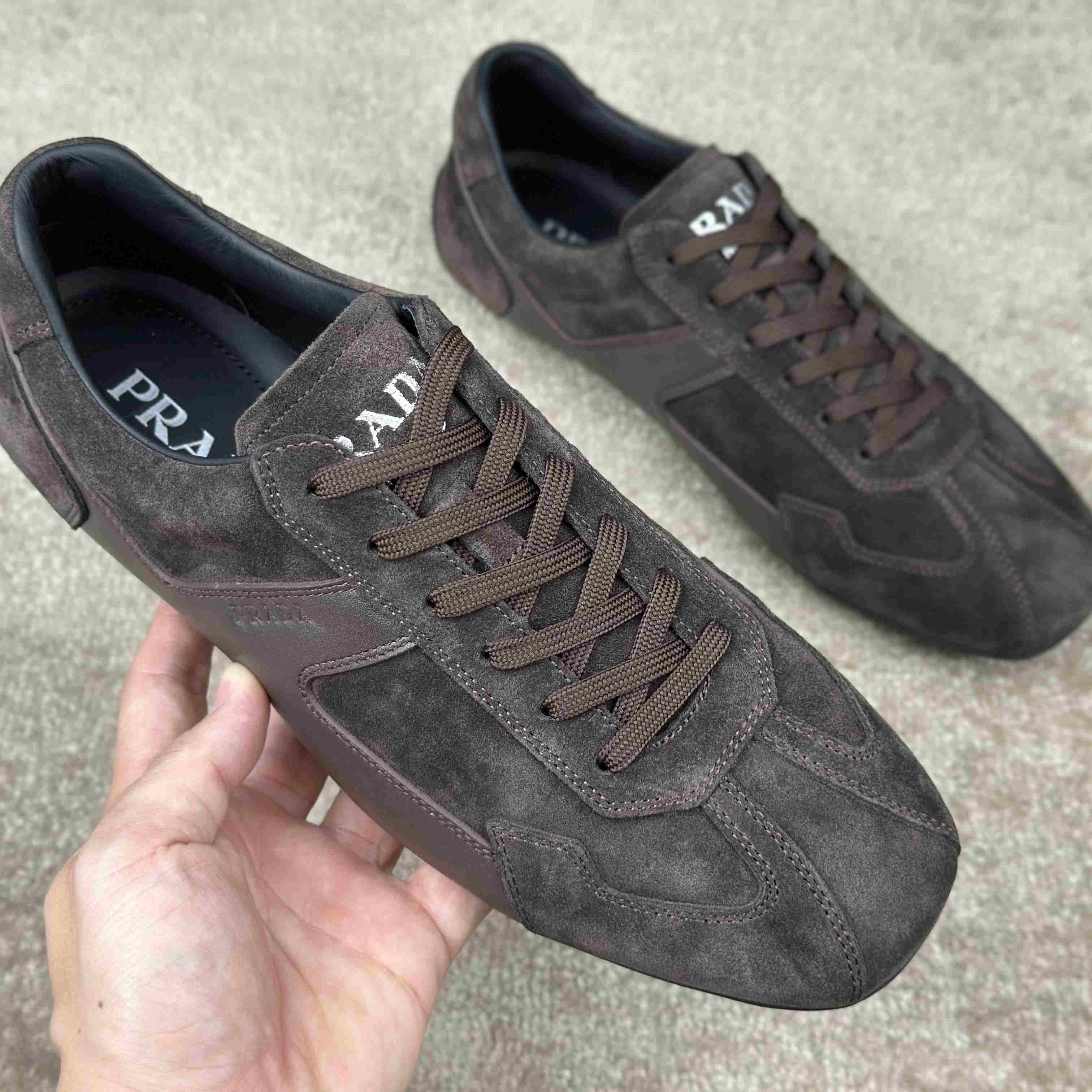 Prada Leather Male Sneaker - PerfectKickZ