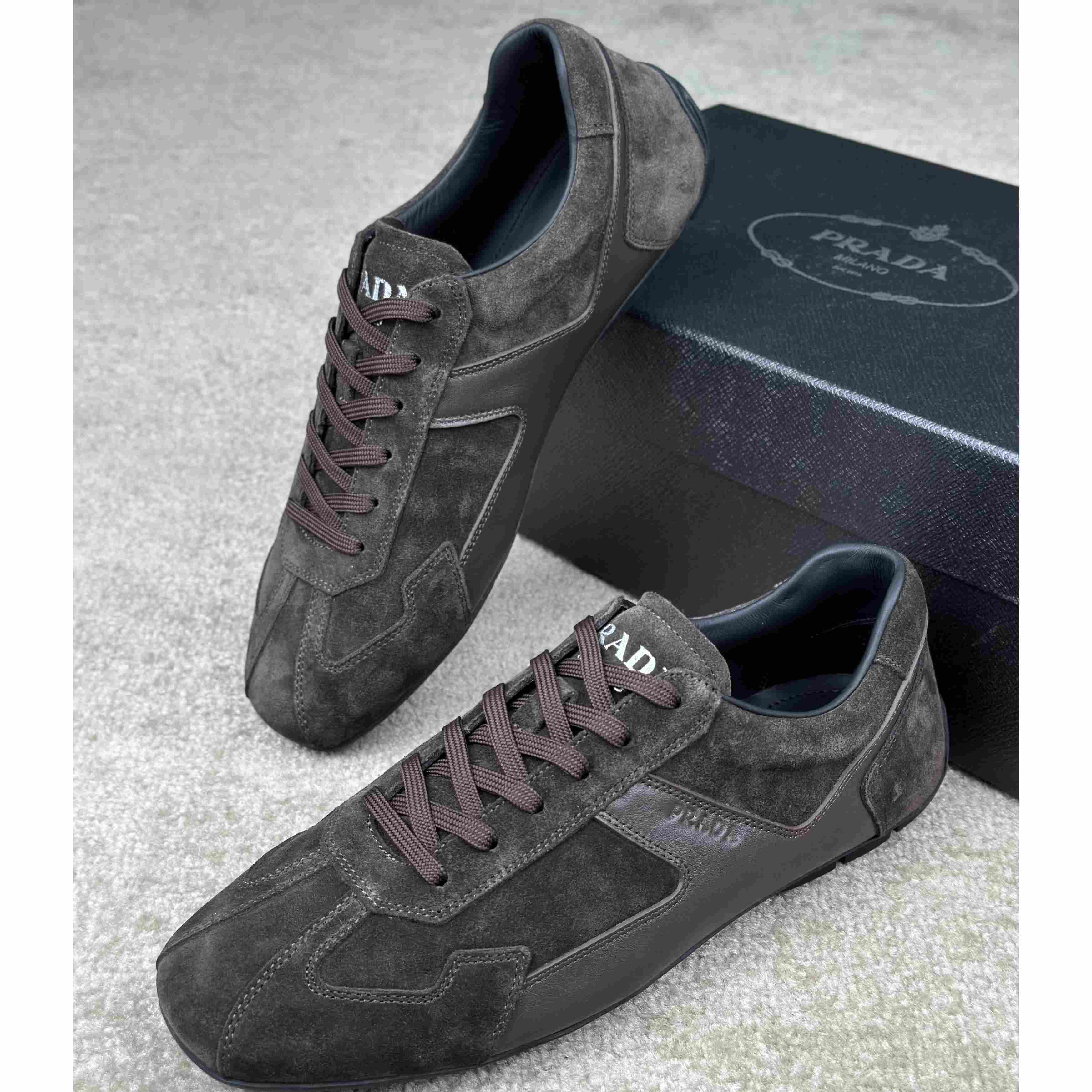 Prada Leather Male Sneaker - PerfectKickZ