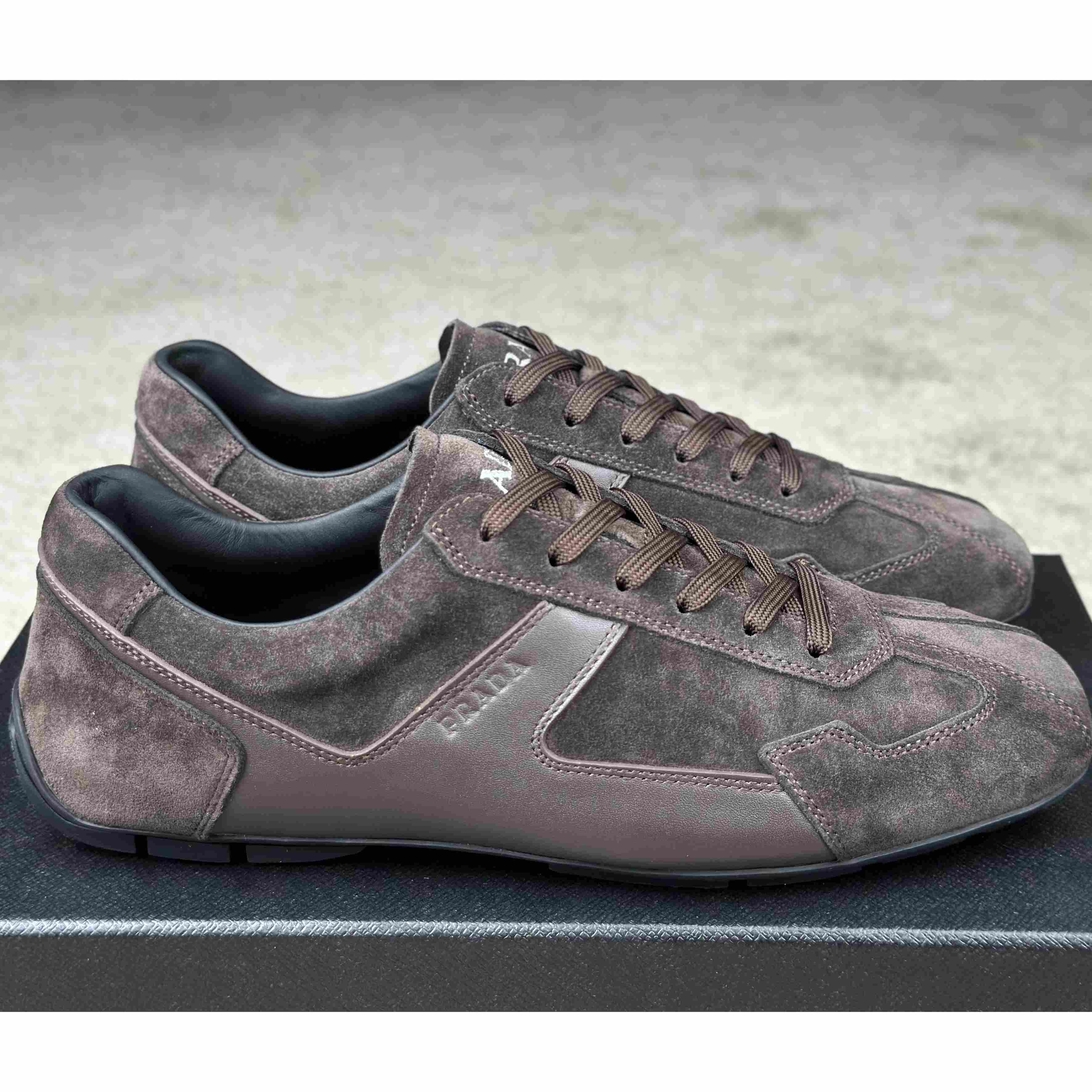 Prada Leather Male Sneaker - PerfectKickZ