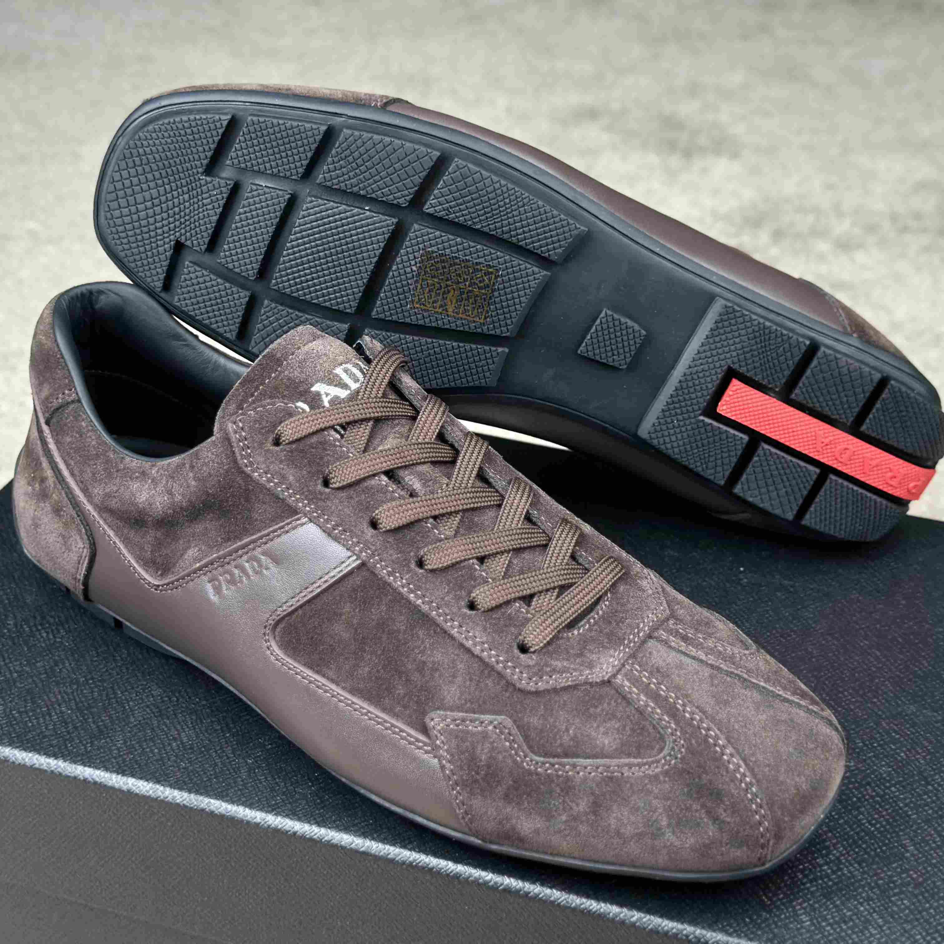 Prada Leather Male Sneaker - PerfectKickZ