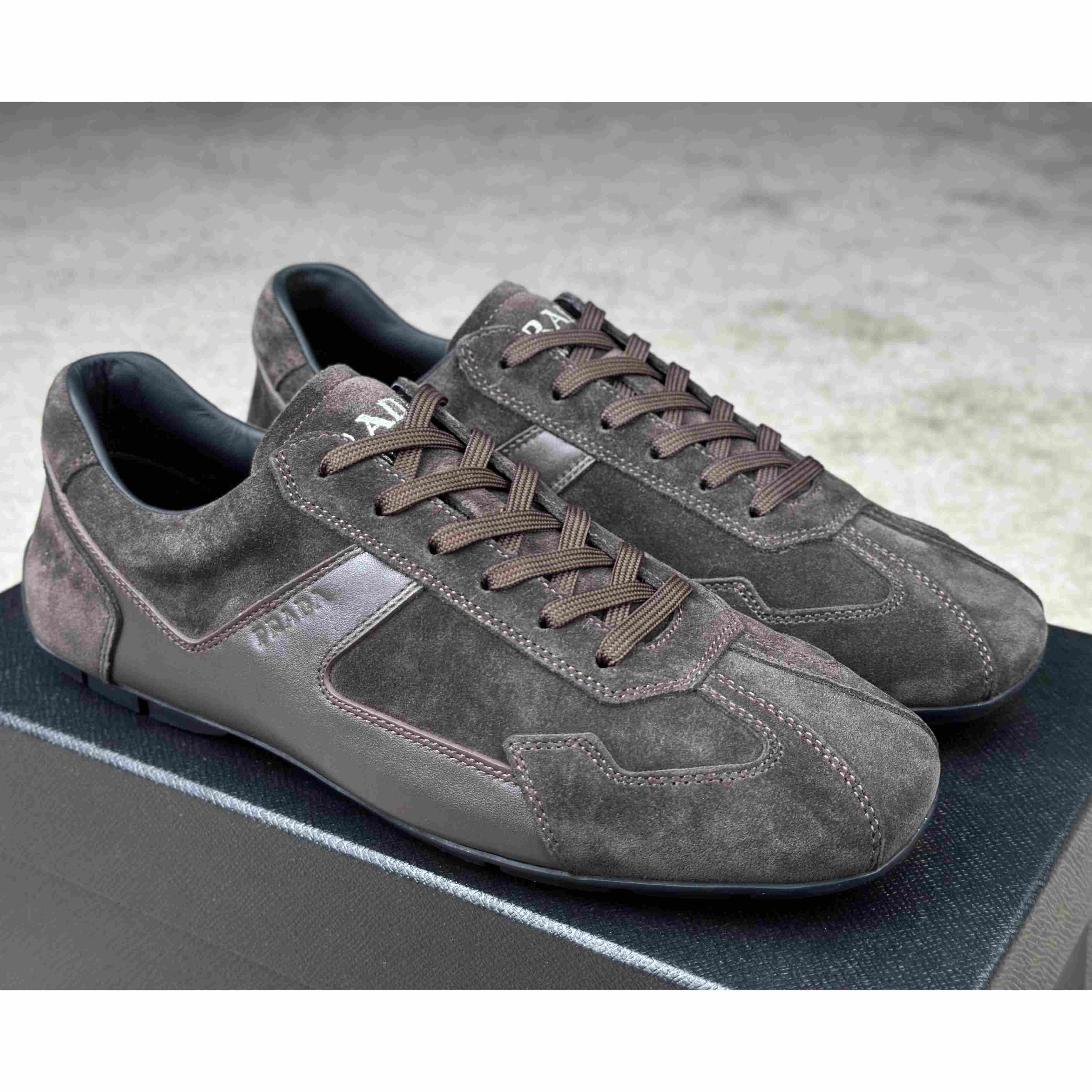 Prada Leather Male Sneaker - PerfectKickZ