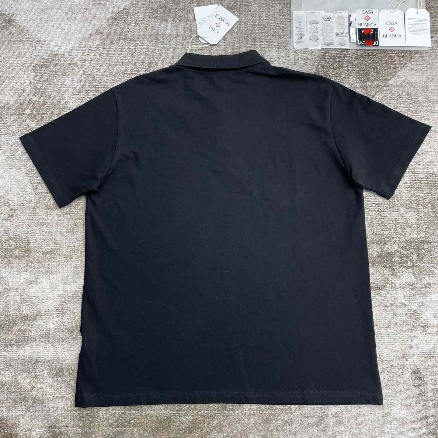 Casablanca Logo Piqué Polo Shirt   c999 - PerfectKickZ