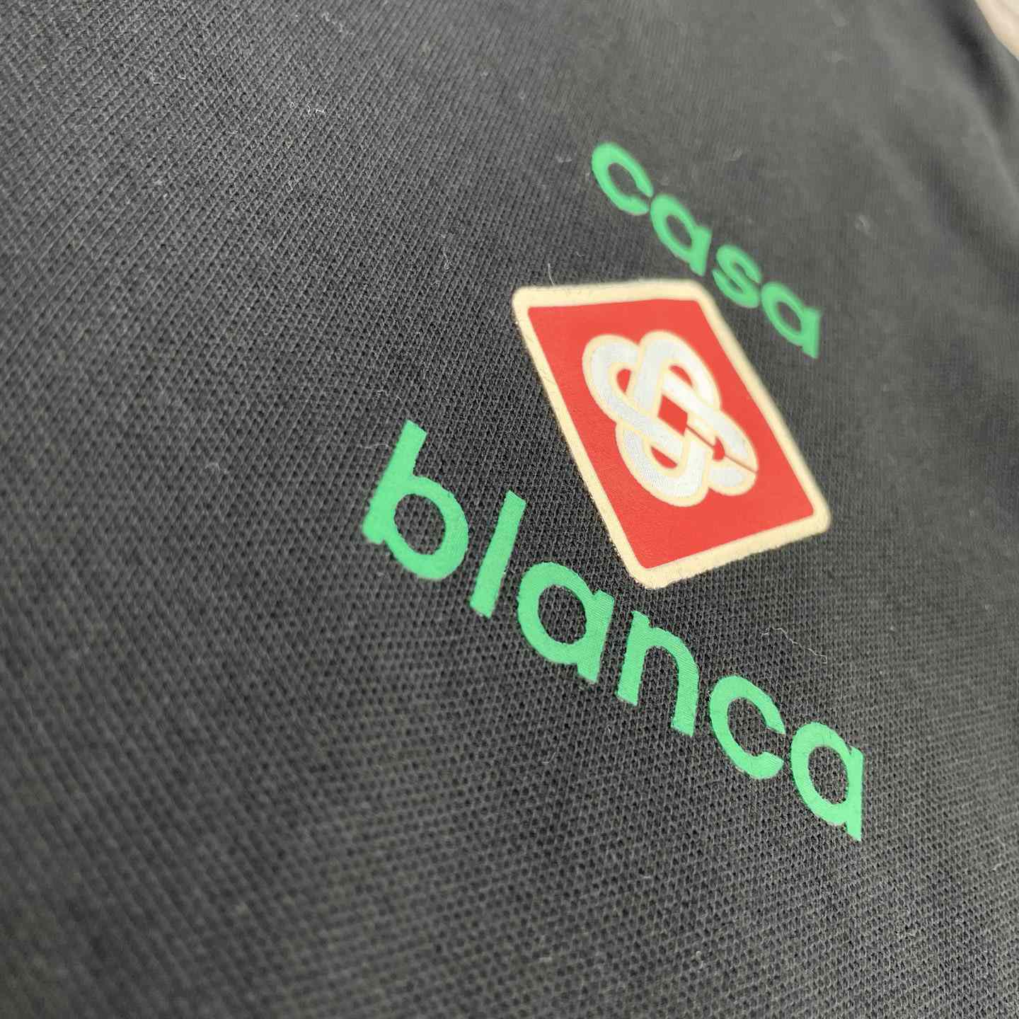 Casablanca Logo Piqué Polo Shirt   c999 - PerfectKickZ