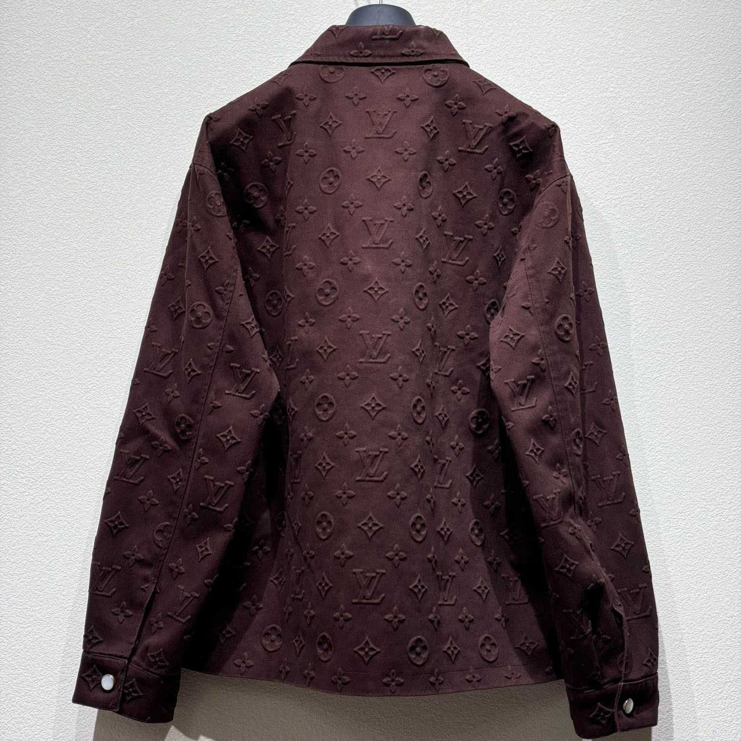 Louis Vuitton Monogram Embossed Overshirt    - PerfectKickZ