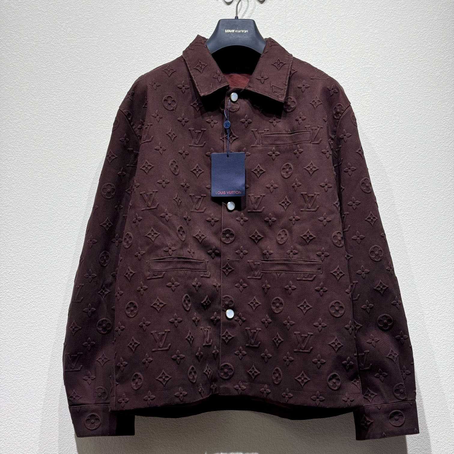 Louis Vuitton Monogram Embossed Overshirt    - PerfectKickZ