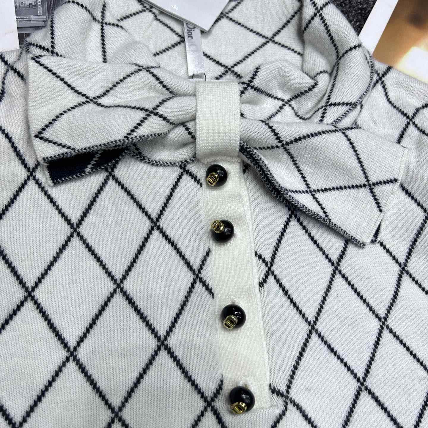 Dior Tied Collar Sweater  - PerfectKickZ