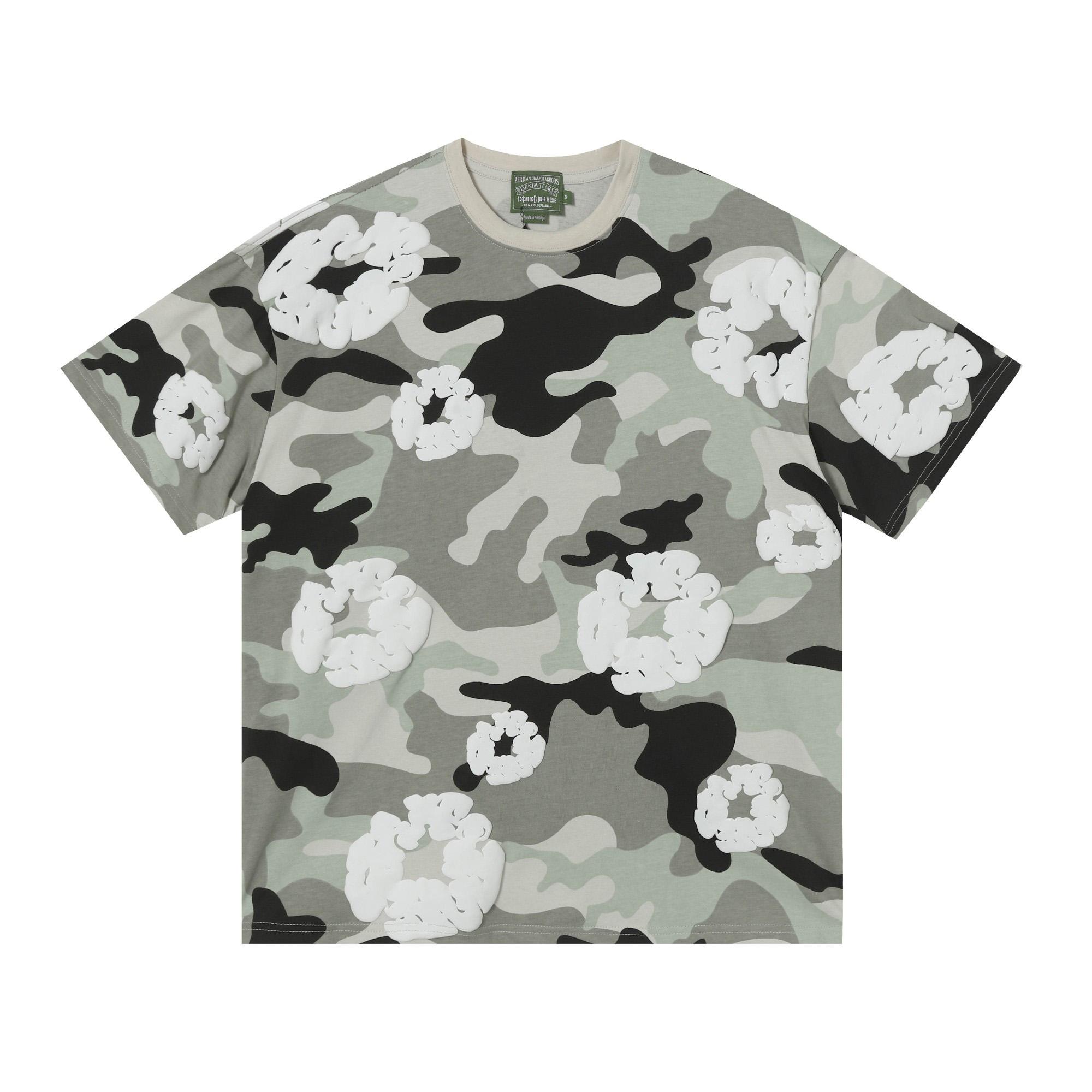 Denim Tears Camo Cotton T-shirt  - PerfectKickZ