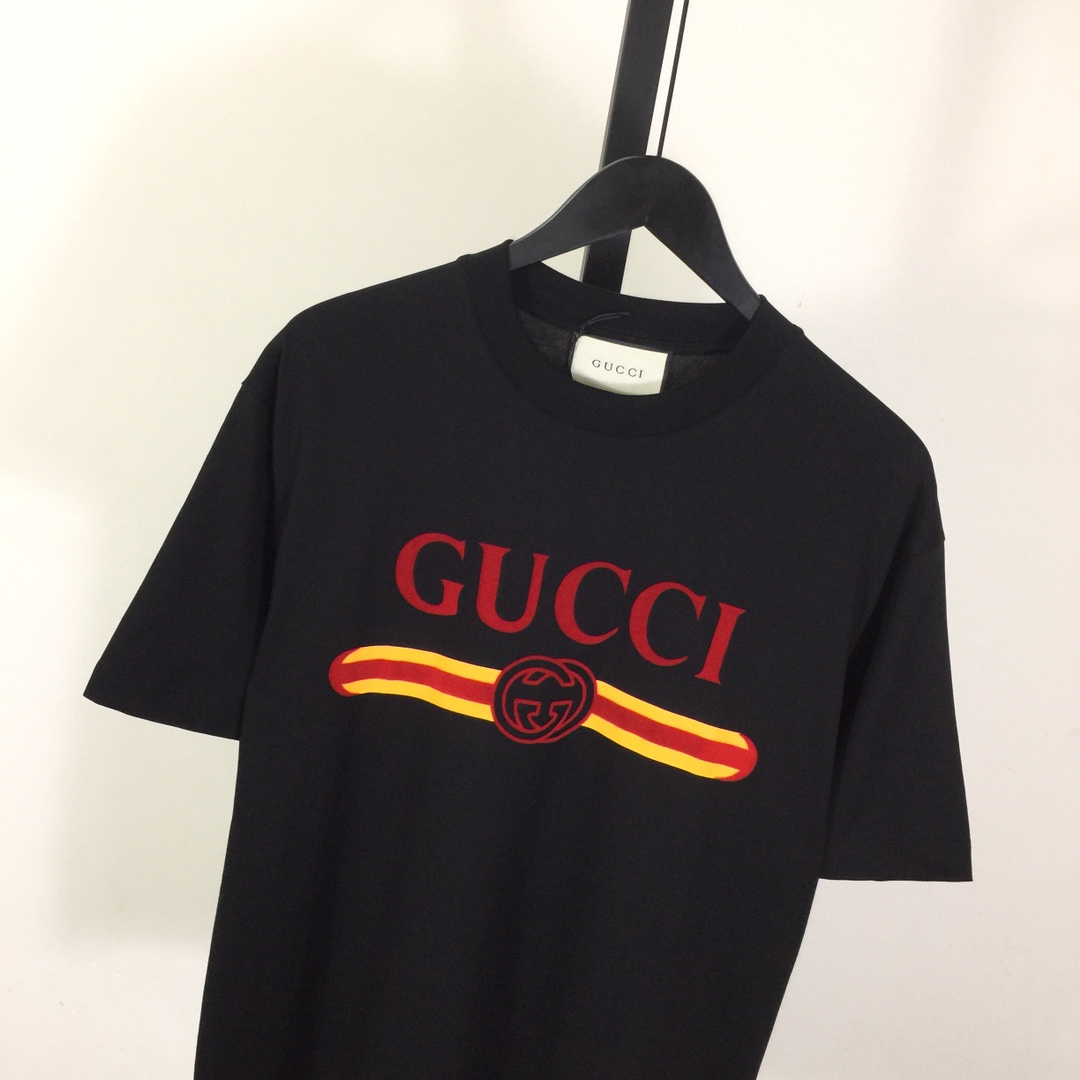 Gucci Printed Cotton Jersey T-shirt - PerfectKickZ