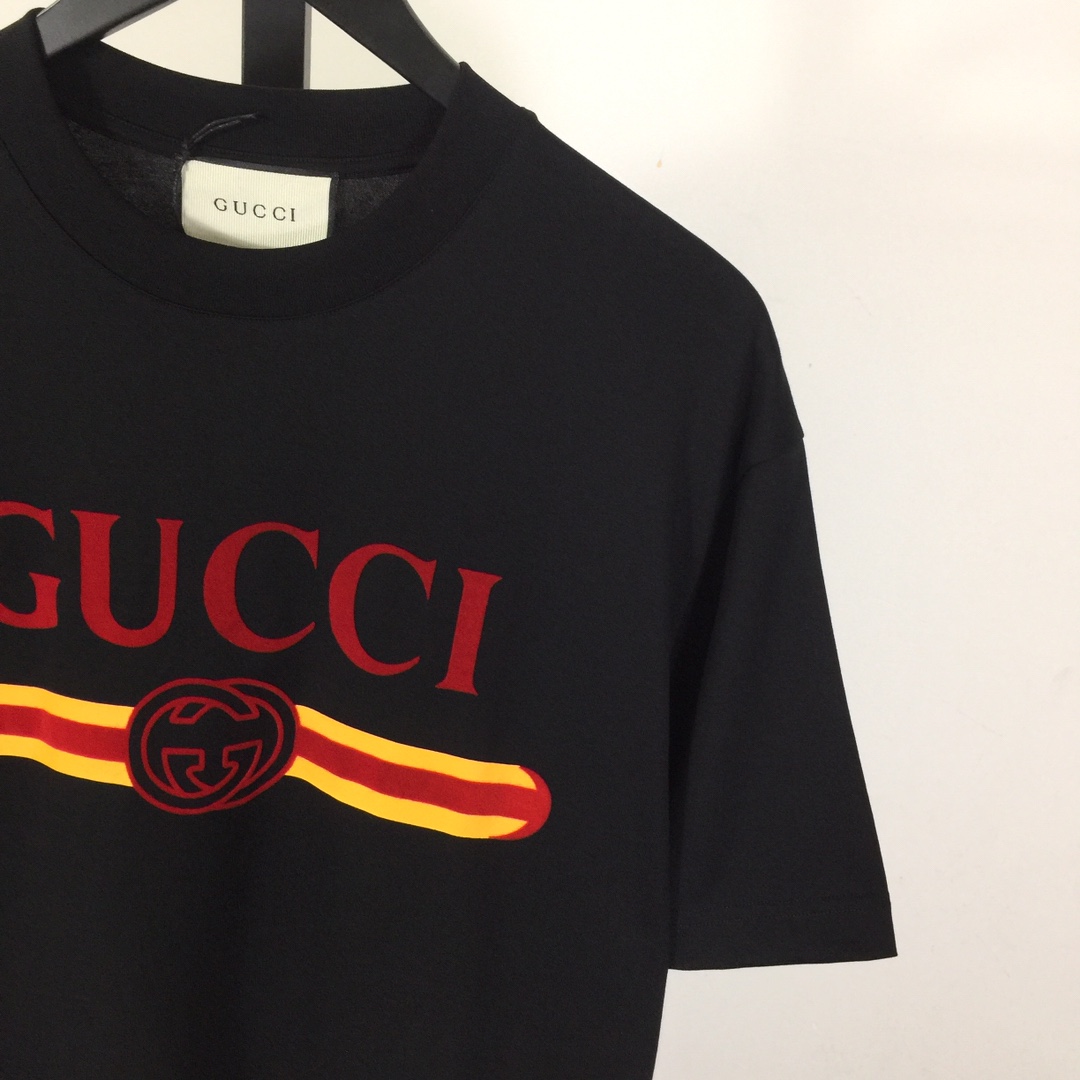 Gucci Printed Cotton Jersey T-shirt - PerfectKickZ