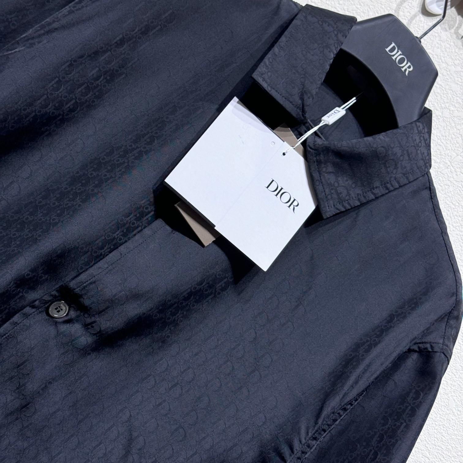 Dior Oblique Short-Sleeved Shirt  - PerfectKickZ