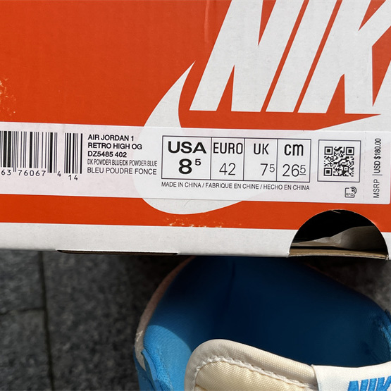 Air Jordan 1 Hi OG “UNC Reimagined” Sneaker   DZ5485-402 - 