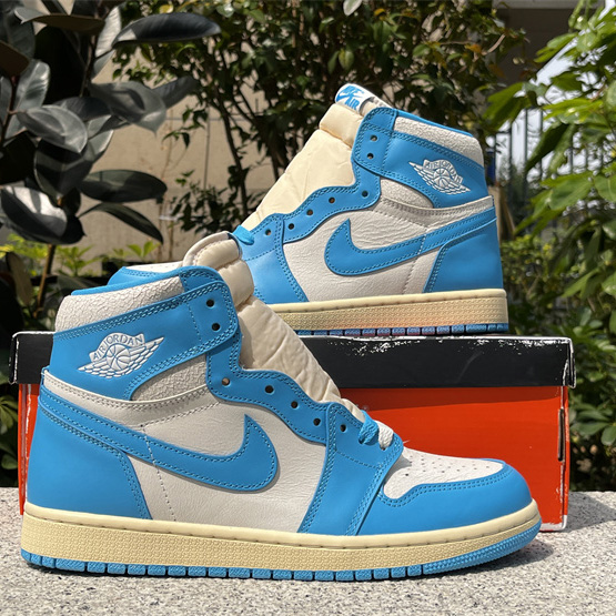 Air Jordan 1 Hi OG “UNC Reimagined” Sneaker   DZ5485-402 - PerfectKickZ