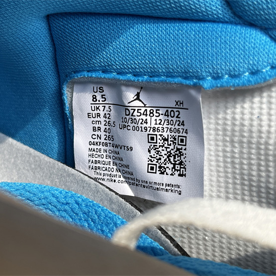 Air Jordan 1 Hi OG “UNC Reimagined” Sneaker   DZ5485-402 - PerfectKickZ