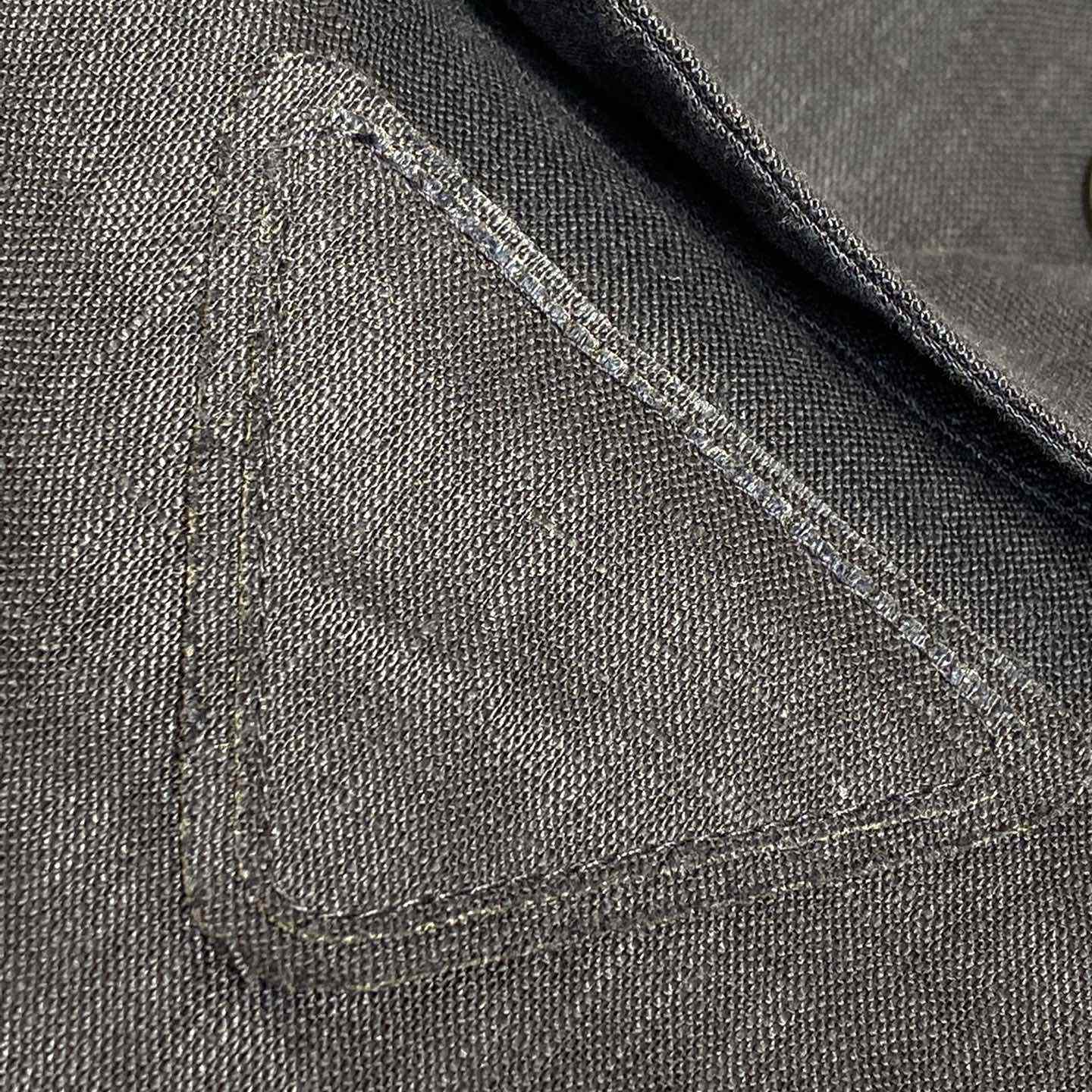 Prada Triangle-logo Cuban-collar Linen Shirt - PerfectKickZ