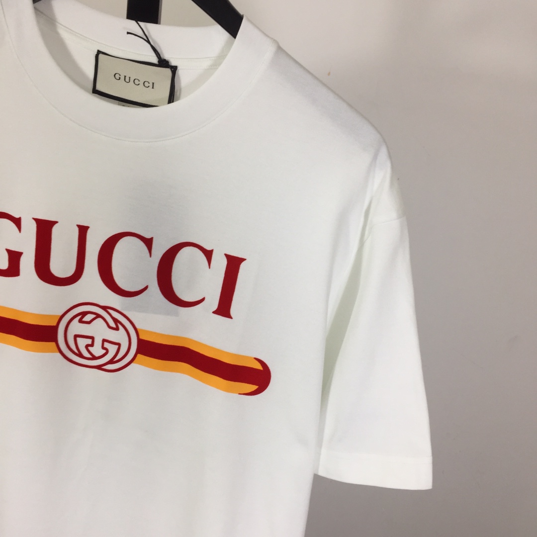 Gucci Printed Cotton Jersey T-shirt - PerfectKickZ
