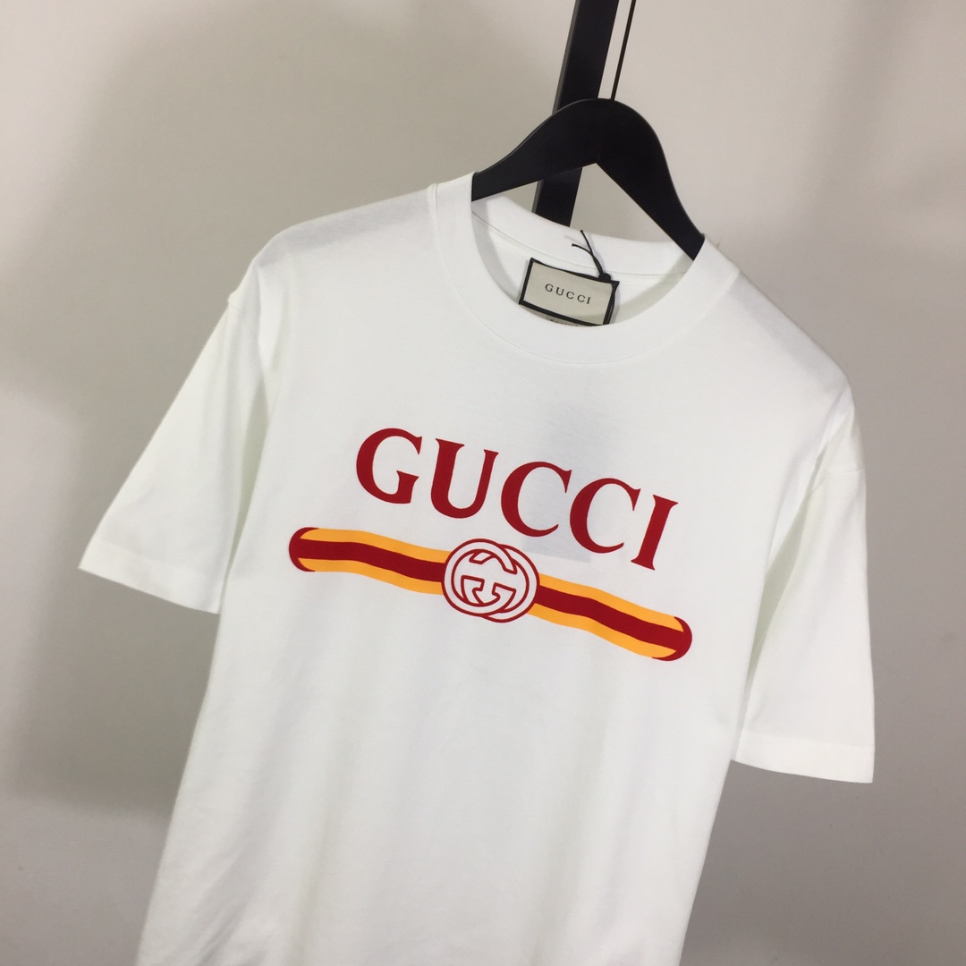 Gucci Printed Cotton Jersey T-shirt - PerfectKickZ