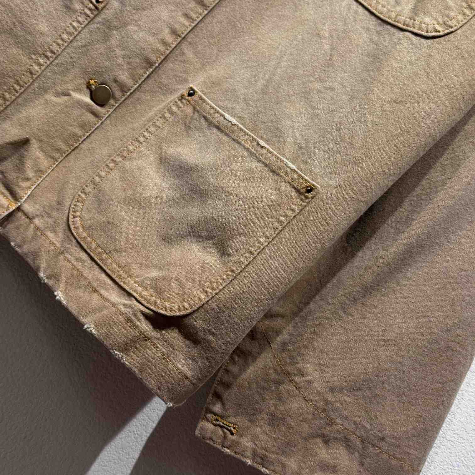 Prada Distressed Canvas Jacket - PerfectKickZ