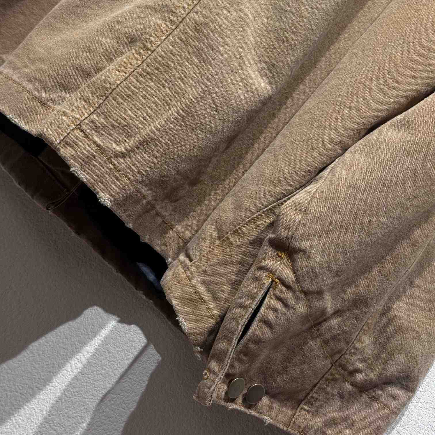 Prada Distressed Canvas Jacket - PerfectKickZ