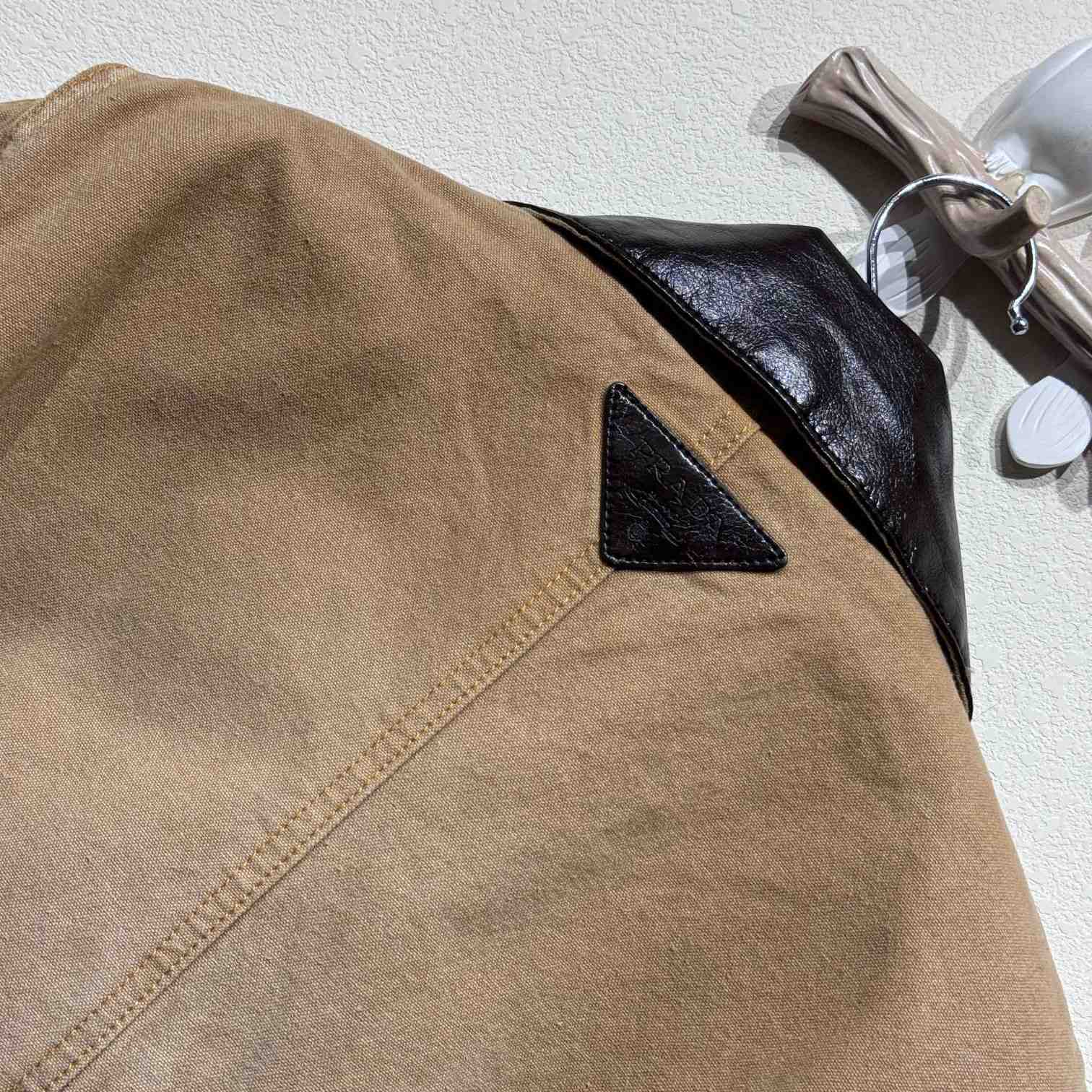 Prada Distressed Canvas Jacket - PerfectKickZ