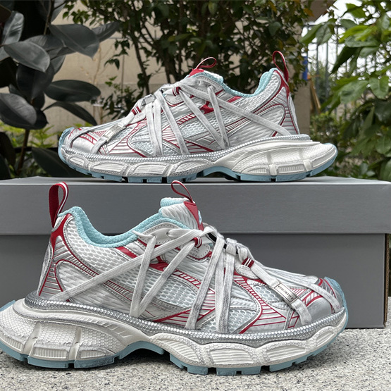 Balenciaga 3XL Extreme Laces B Sneaker In White - PerfectKickZ
