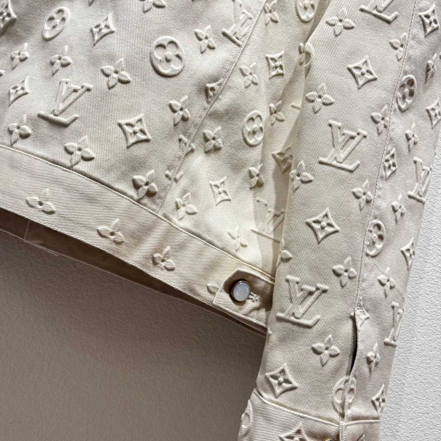 Louis Vuitton Monogram Embossed Overshirt    - PerfectKickZ