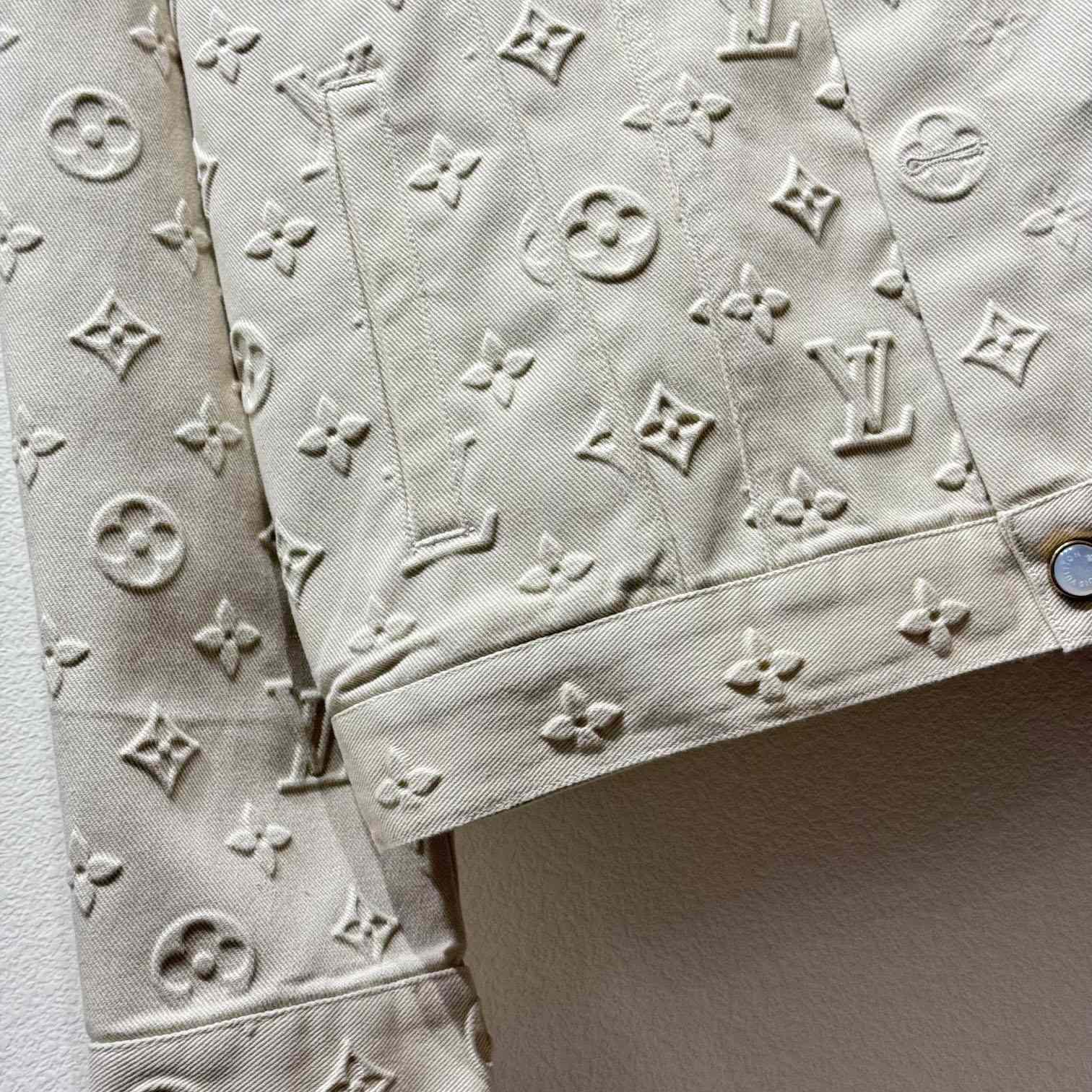 Louis Vuitton Monogram Embossed Overshirt    - PerfectKickZ