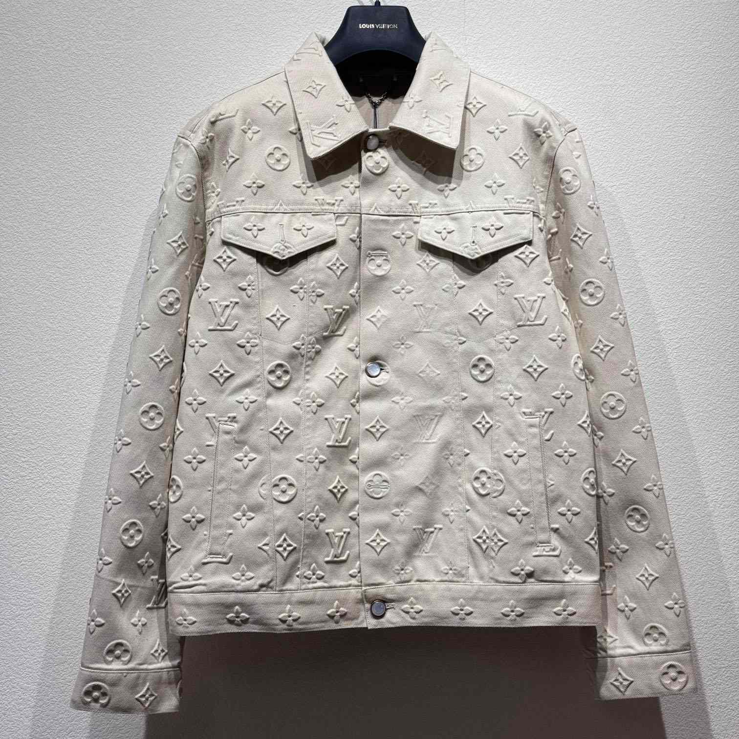 Louis Vuitton Monogram Embossed Overshirt    - PerfectKickZ