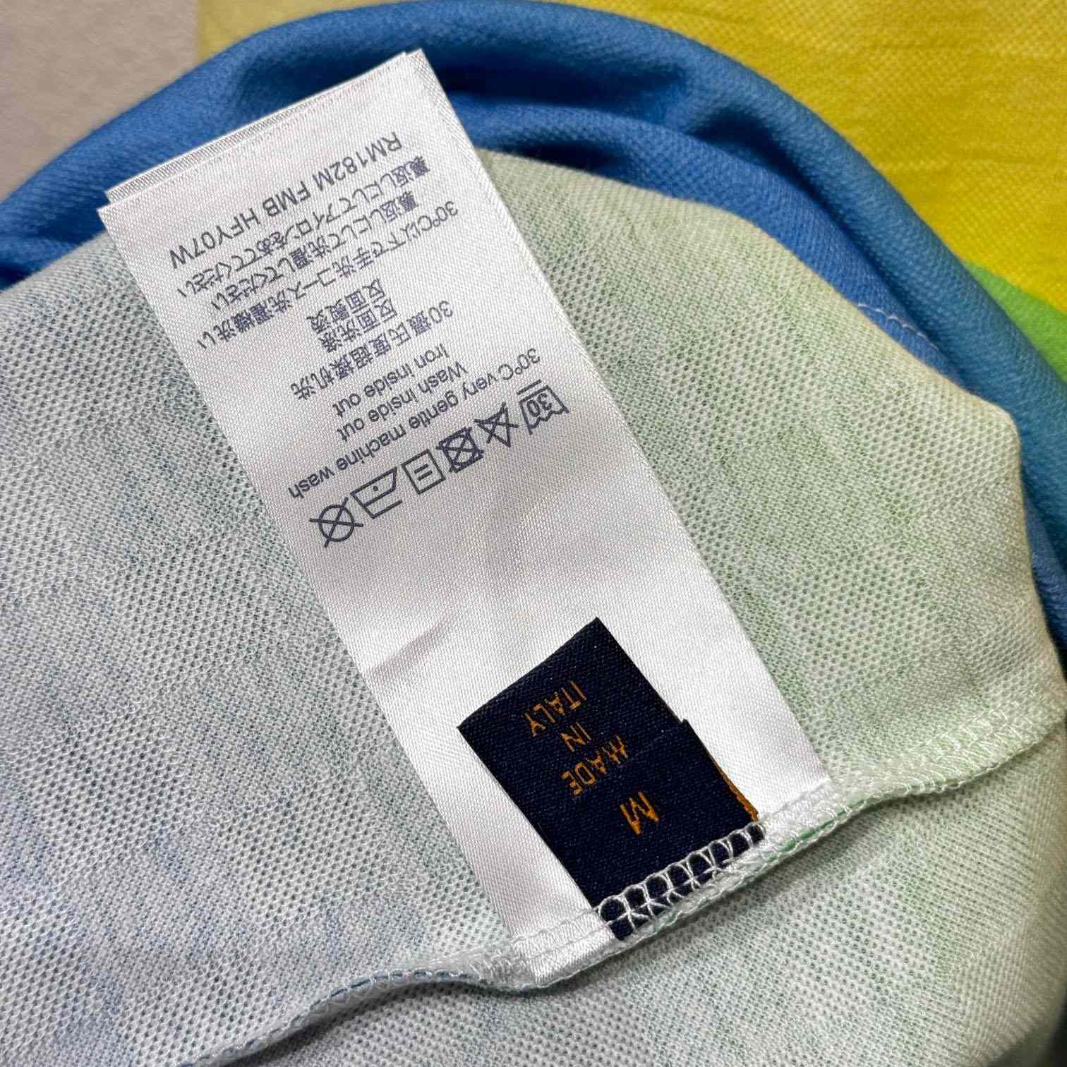 Louis Vuitton Damier Gradient Jacquard Cotton T-Shirt   - PerfectKickZ