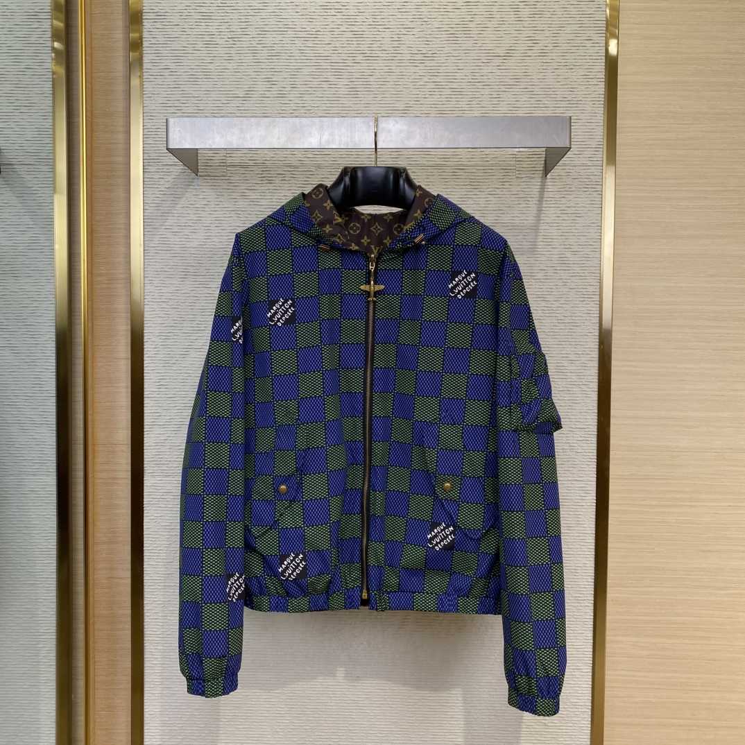 Louis Vuitton Damier Reversible Windbreaker   1AHBIS - PerfectKickZ