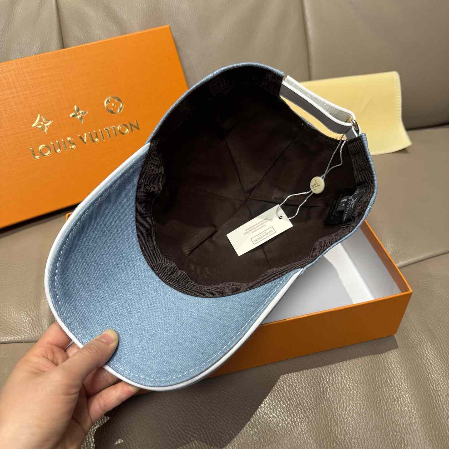 Louis Vuitton Monogram Denim Cap - PerfectKickZ