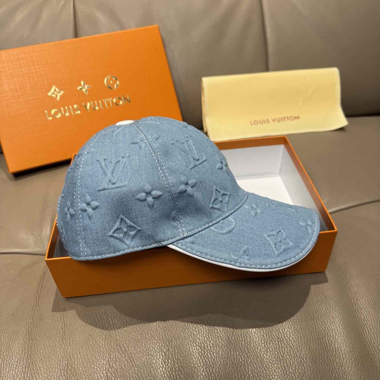 Louis Vuitton Monogram Denim Cap - PerfectKickZ