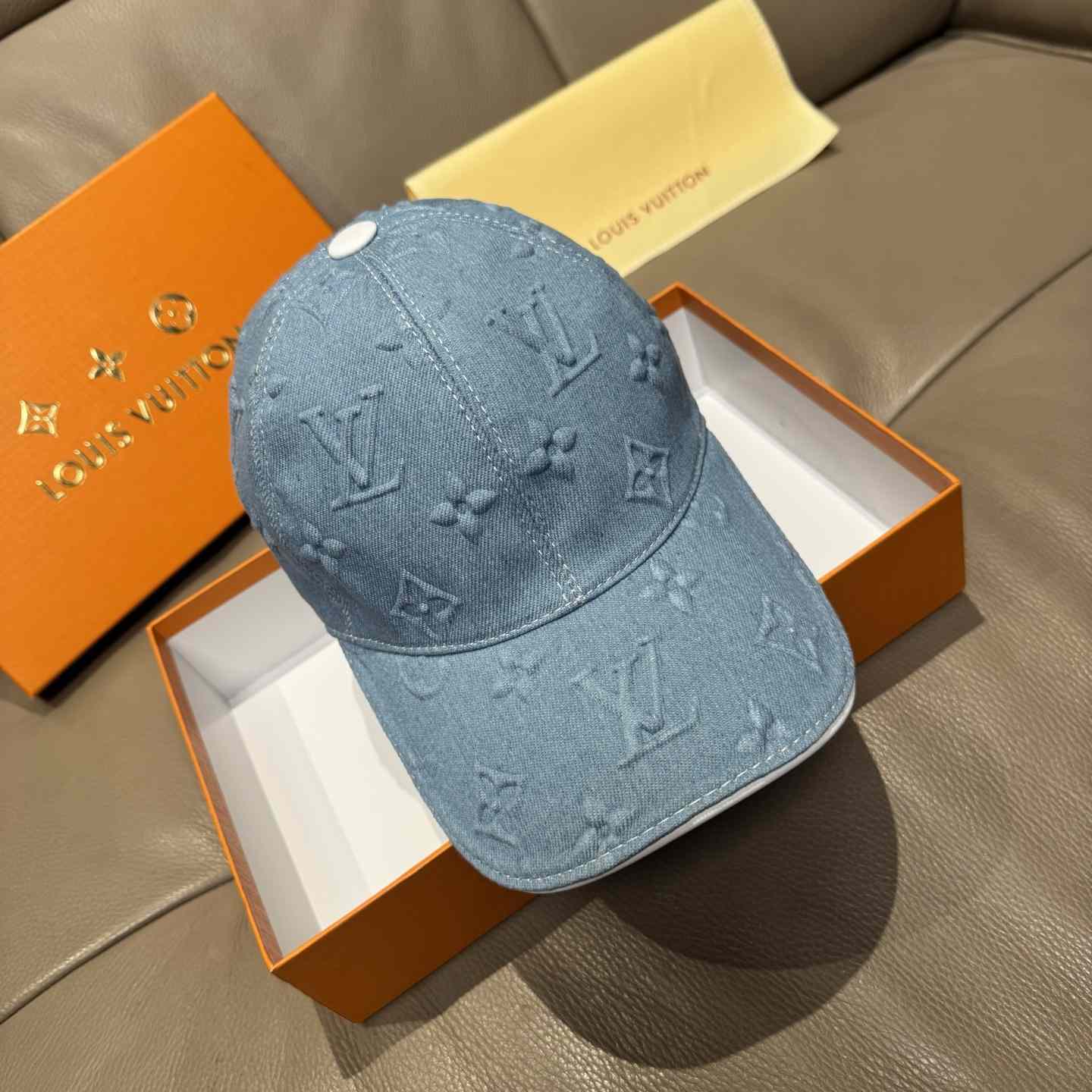 Louis Vuitton Monogram Denim Cap - PerfectKickZ