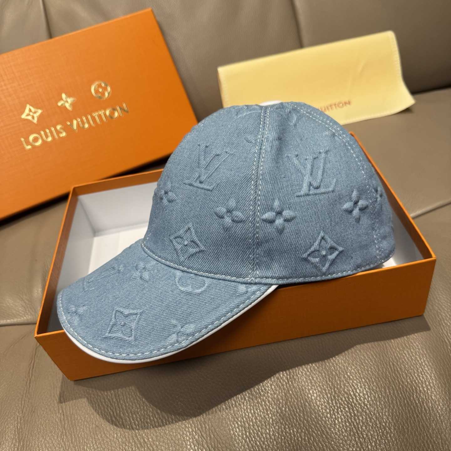Louis Vuitton Monogram Denim Cap - PerfectKickZ