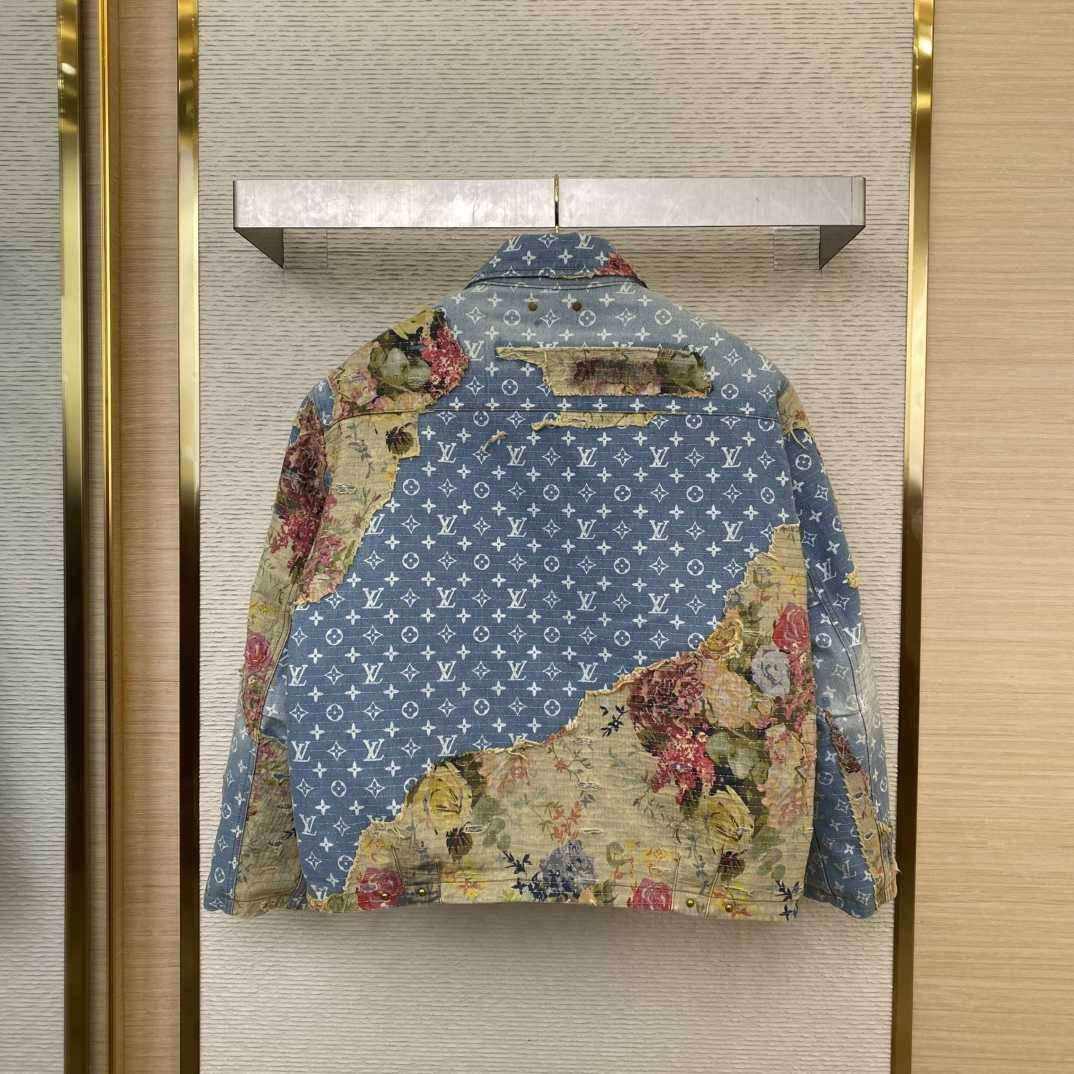 Louis Vuitton Destroyed Workwear Denim Jacket  1AAGQG - PerfectKickZ