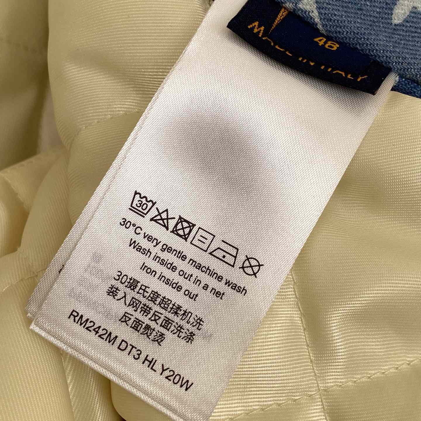 Louis Vuitton Destroyed Workwear Denim Jacket  1AAGQG - PerfectKickZ